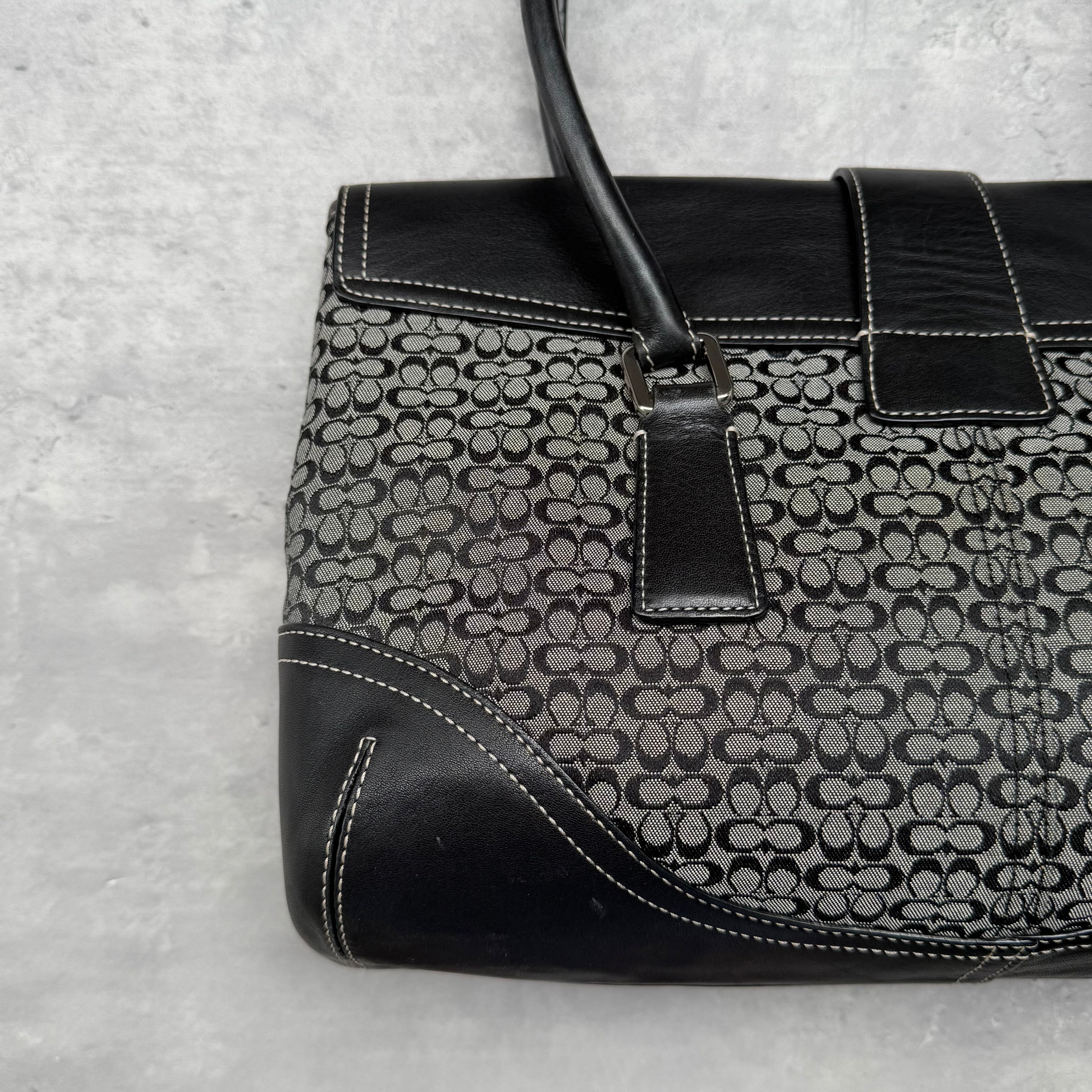 Coach Y2K Soho Shoulder Bag Grey/Black