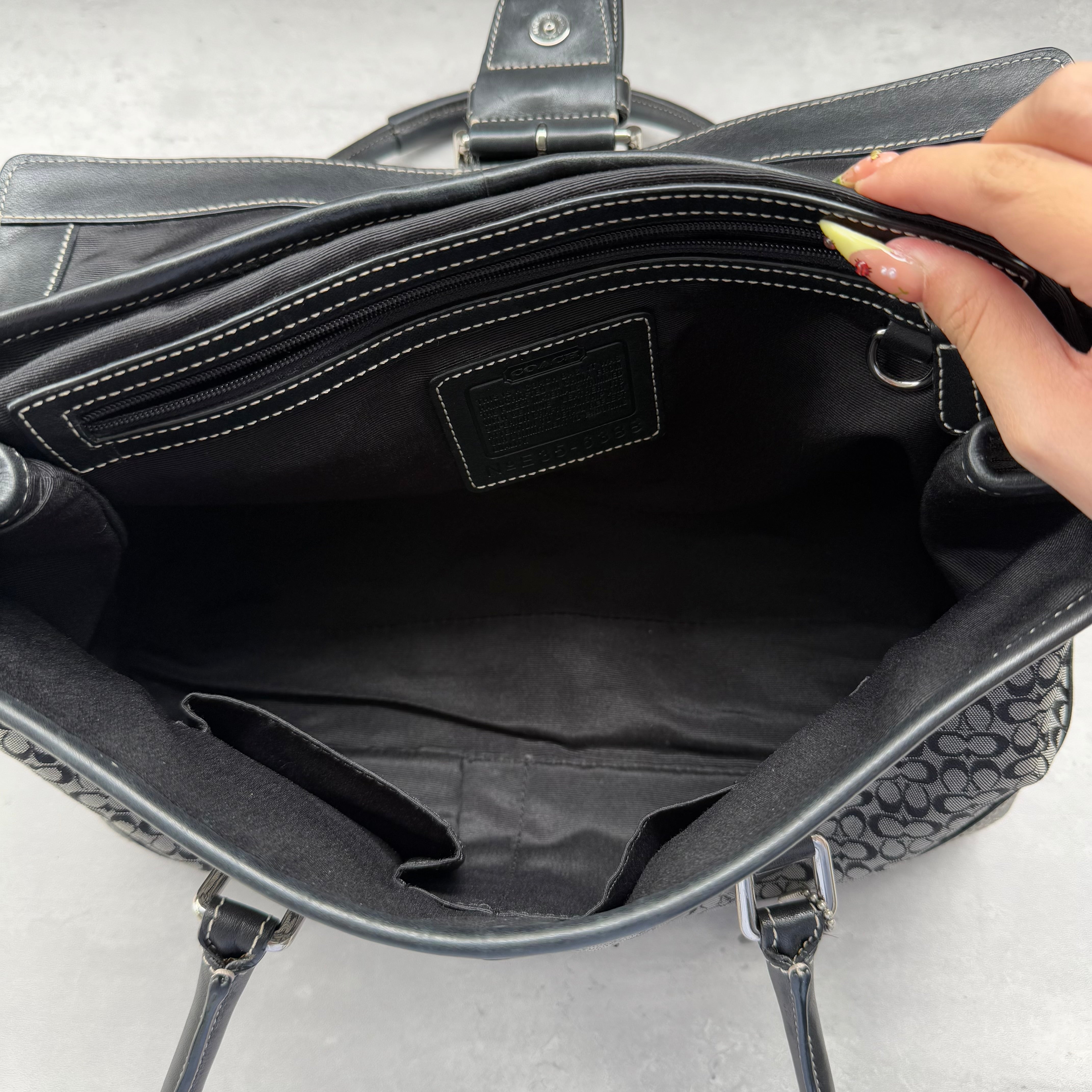 Coach Y2K Soho Shoulder Bag Grey/Black