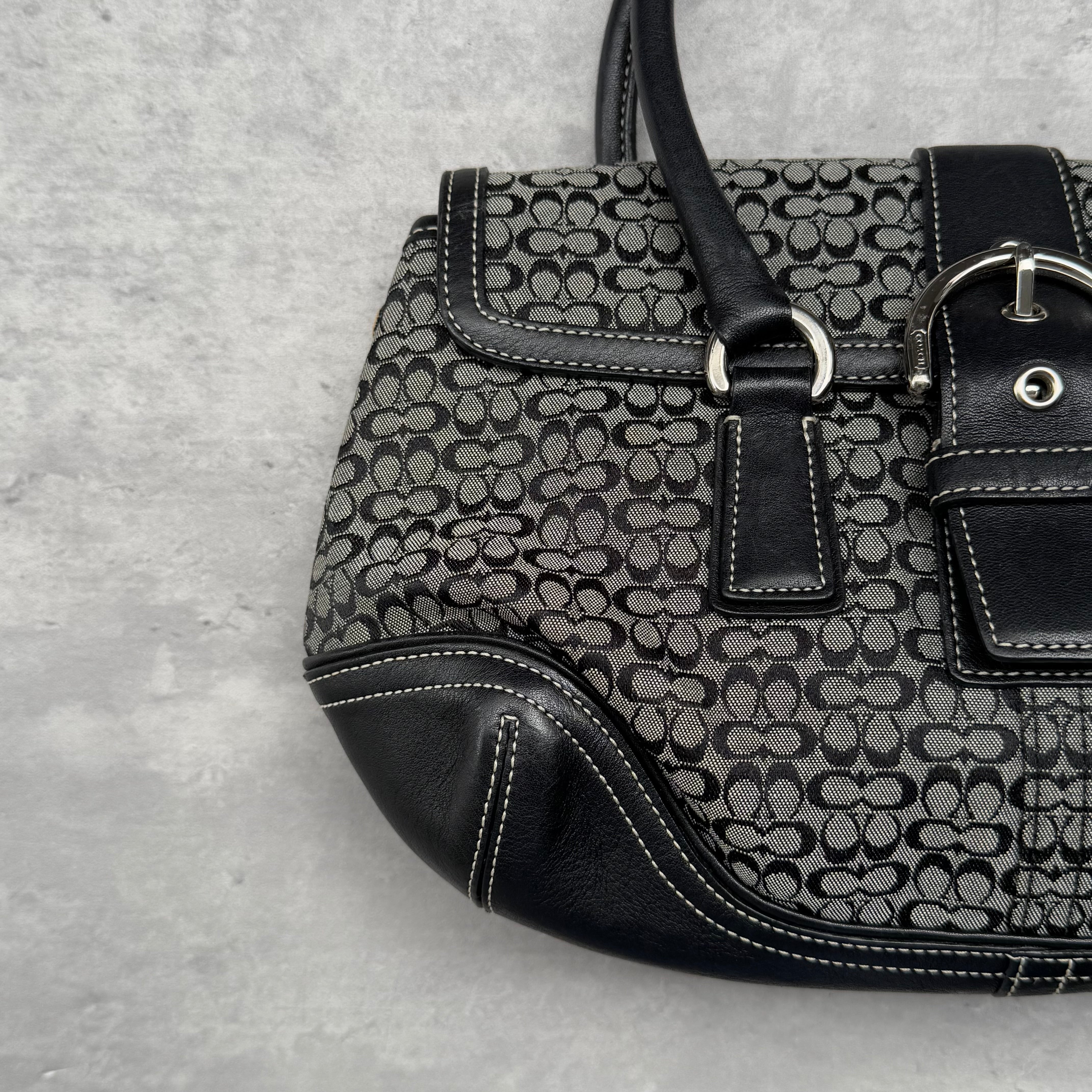 Coach Y2K Soho Shoulder Bag Grey/Black