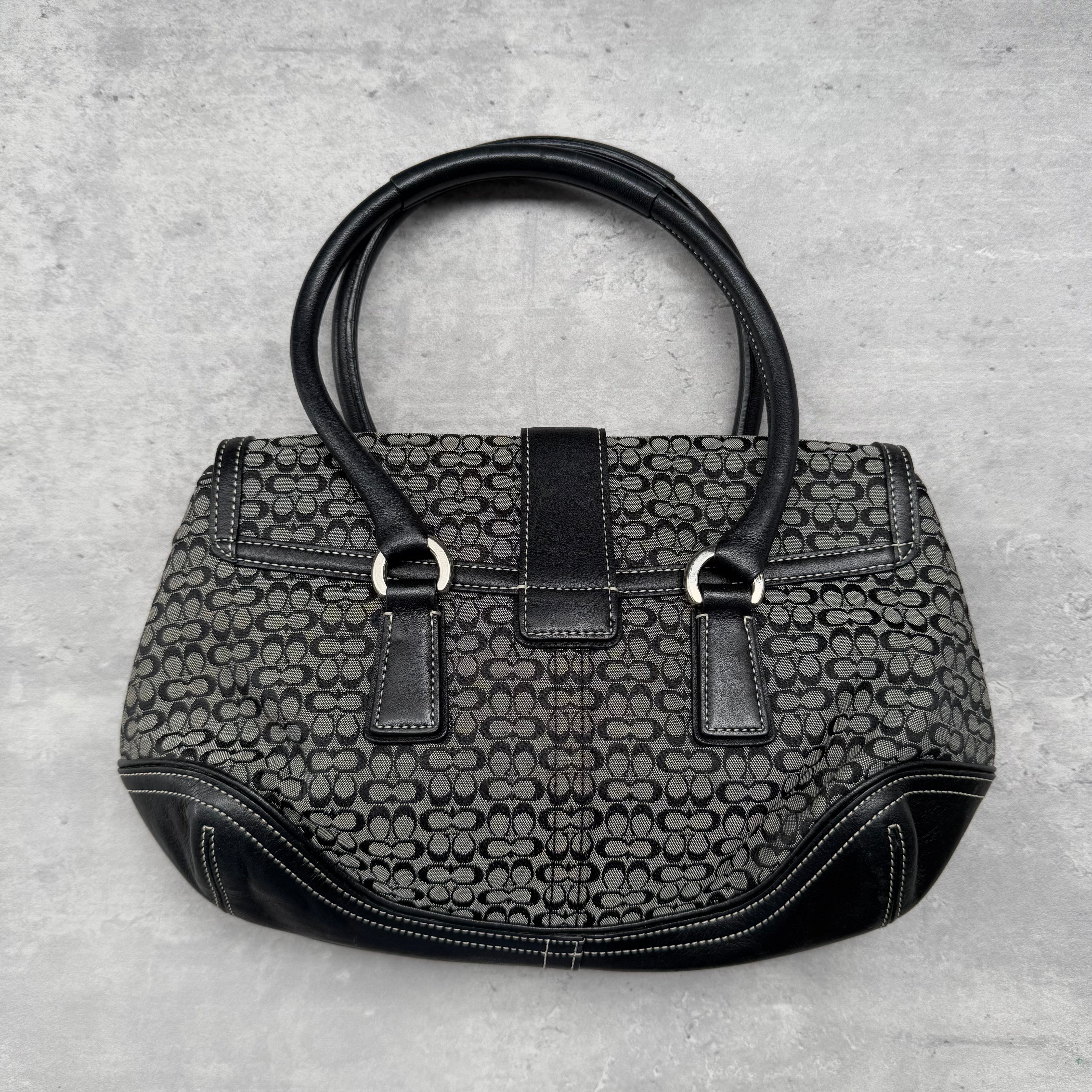 Coach Y2K Soho Shoulder Bag Grey/Black