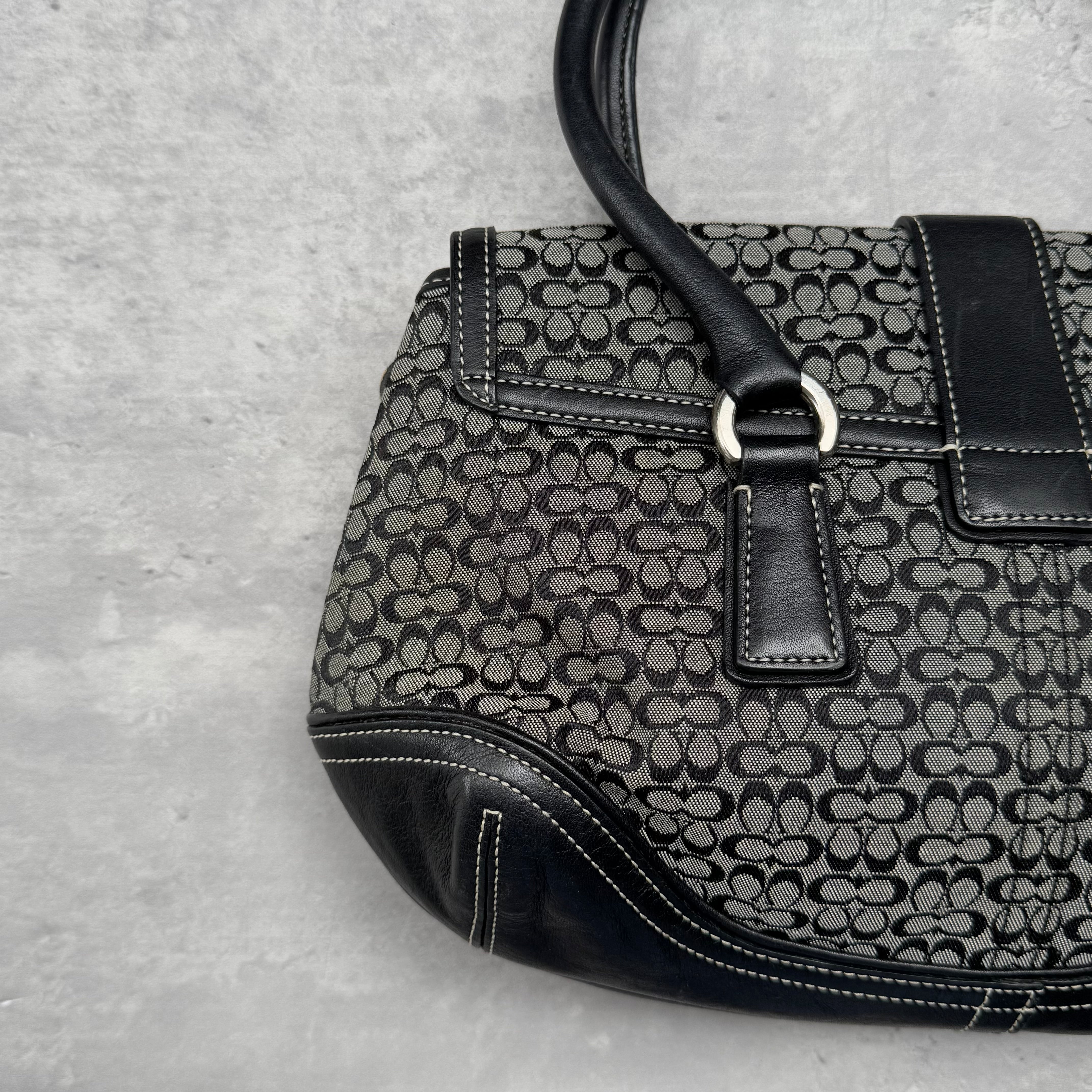 Coach Y2K Soho Shoulder Bag Grey/Black