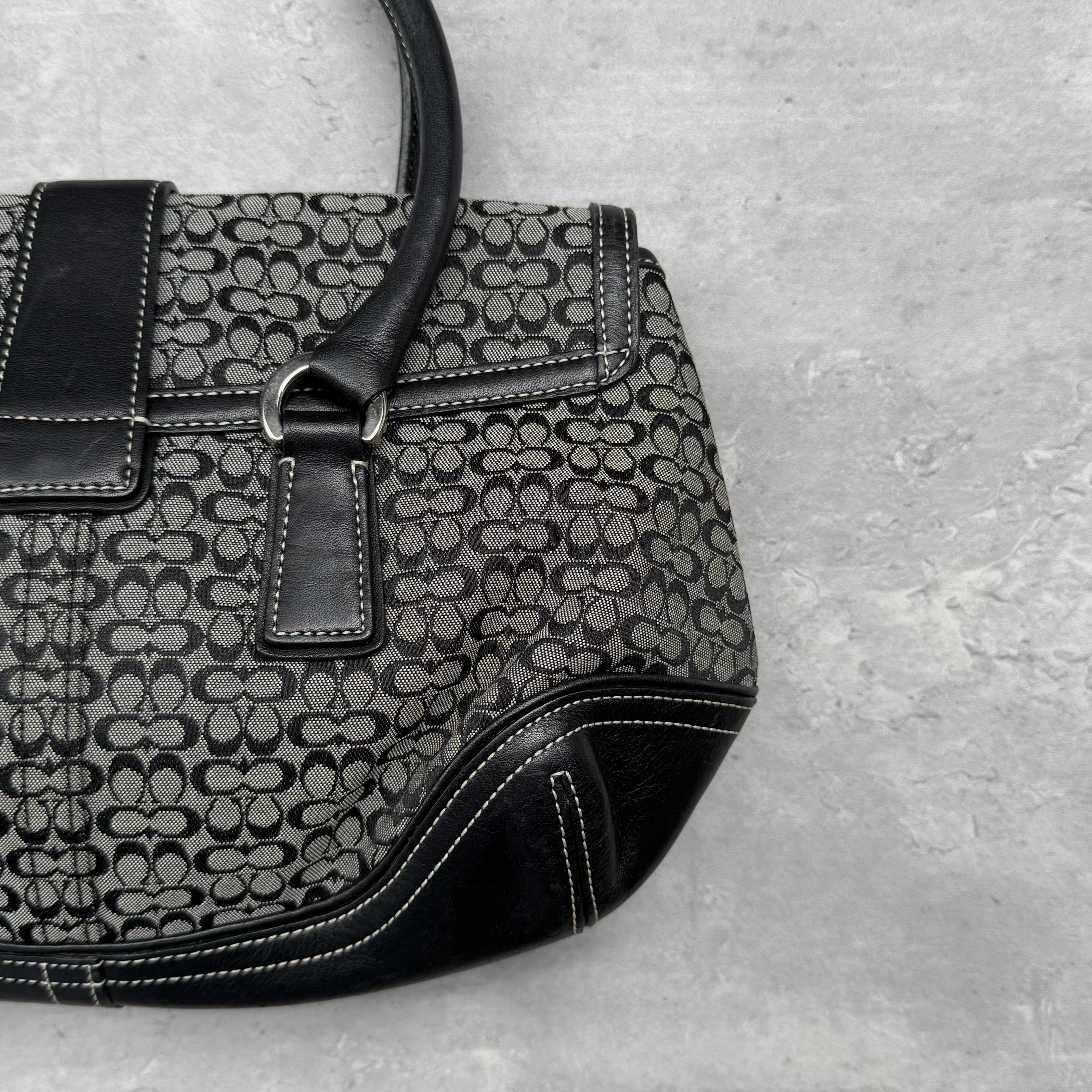 Coach Y2K Soho Shoulder Bag Grey/Black