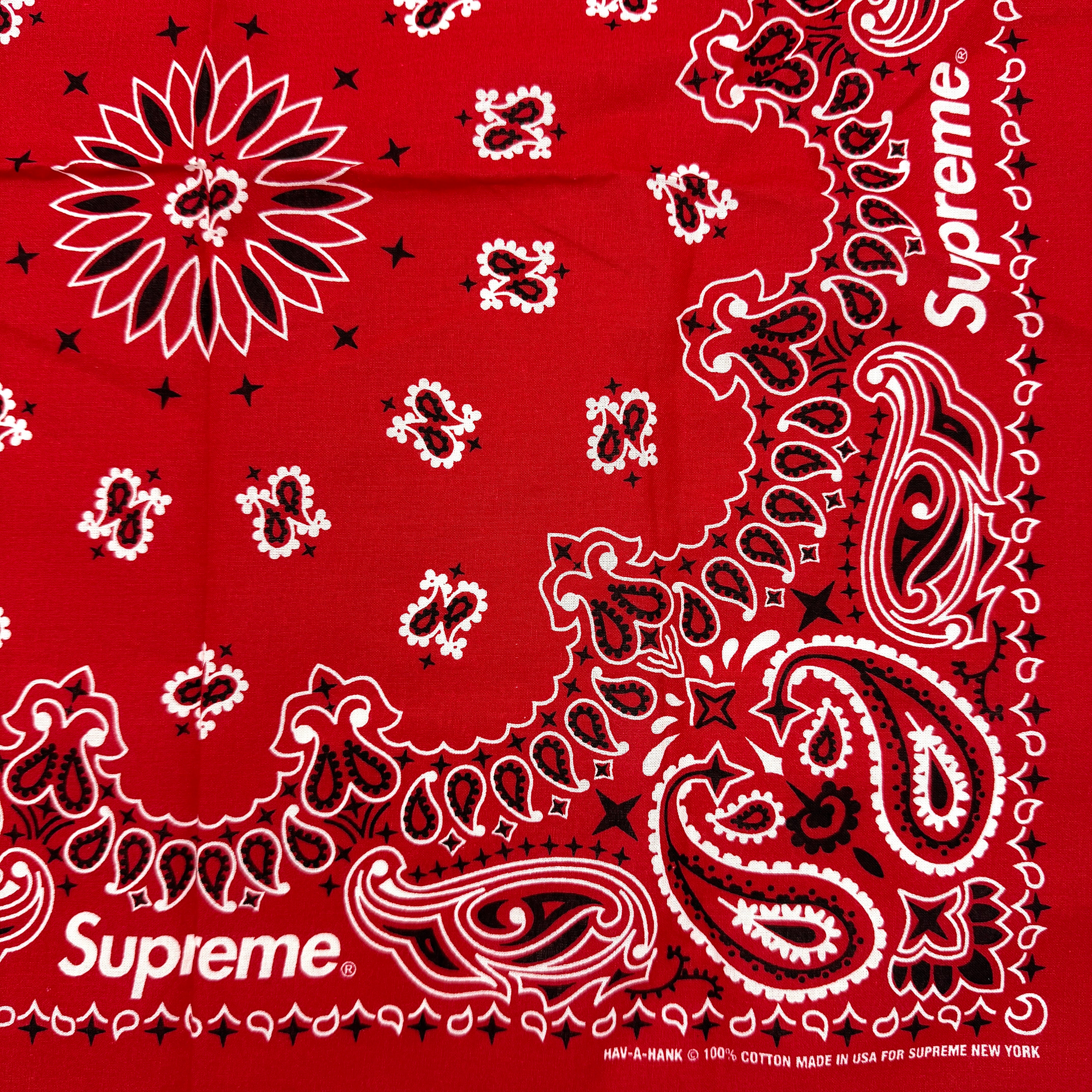 Supreme Hav-A-Hank Bandana Red