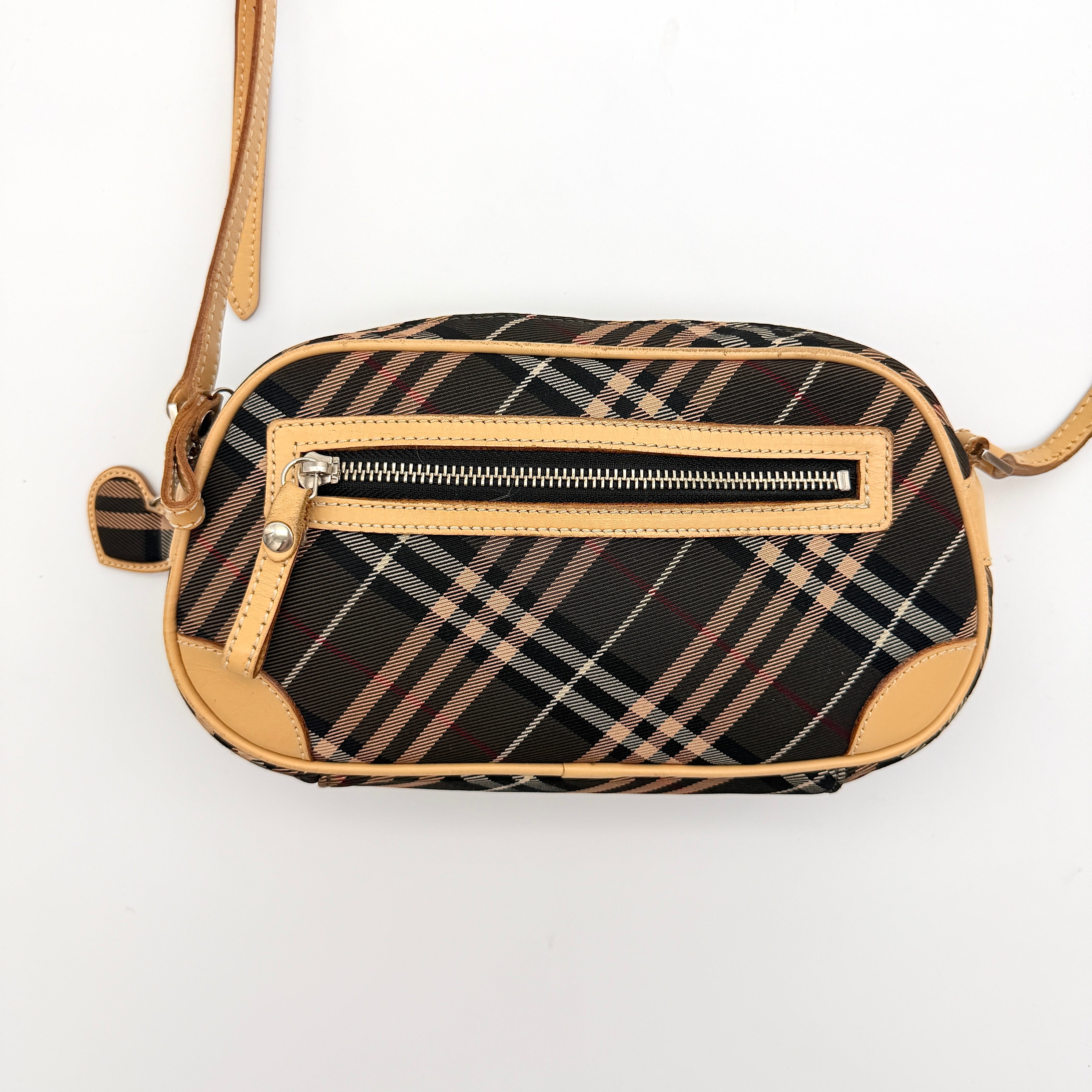 Burberry Blue Label Nova Check Crossbody Bag Multi