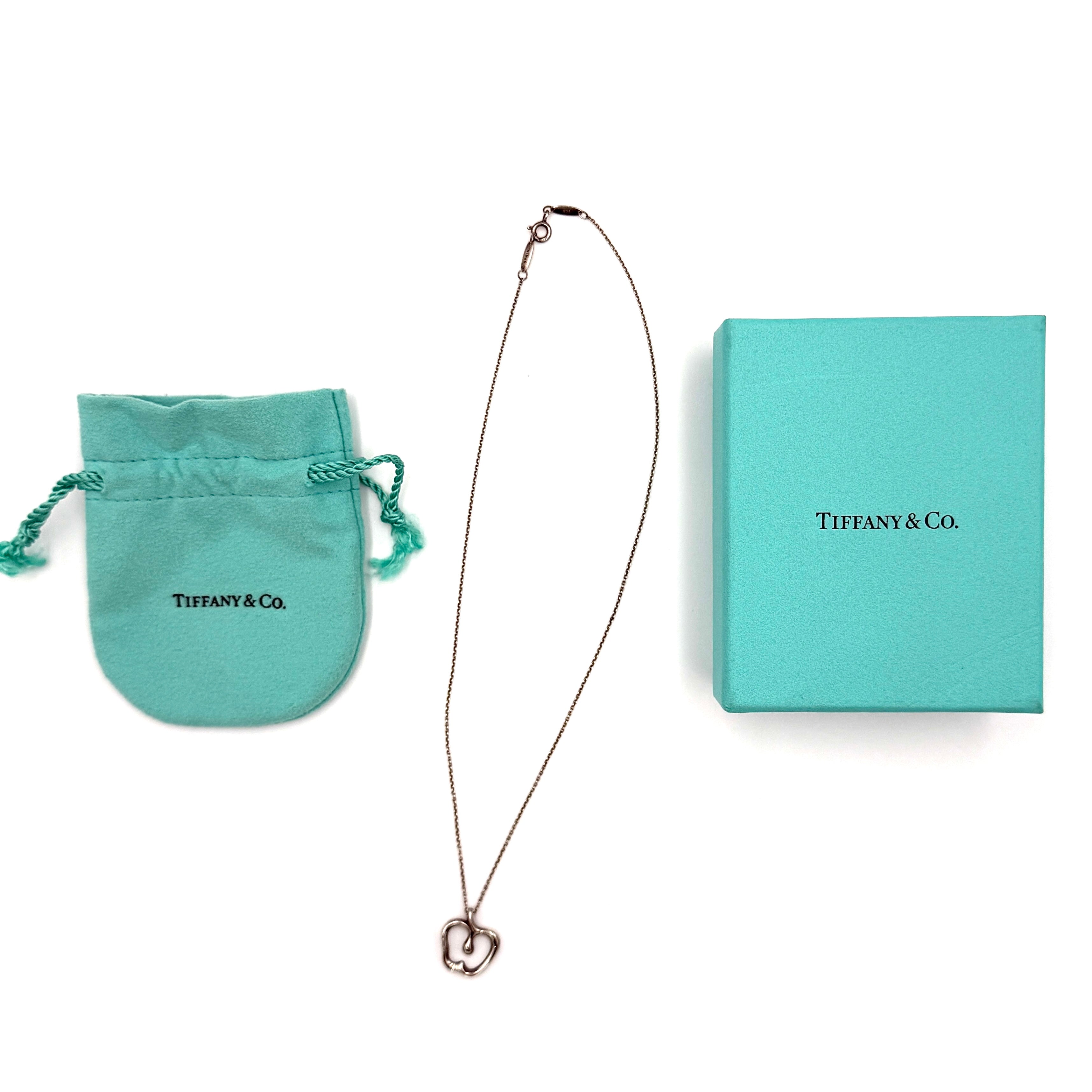 Tiffany & Co. Elsa Peretti Apple Necklace Silver