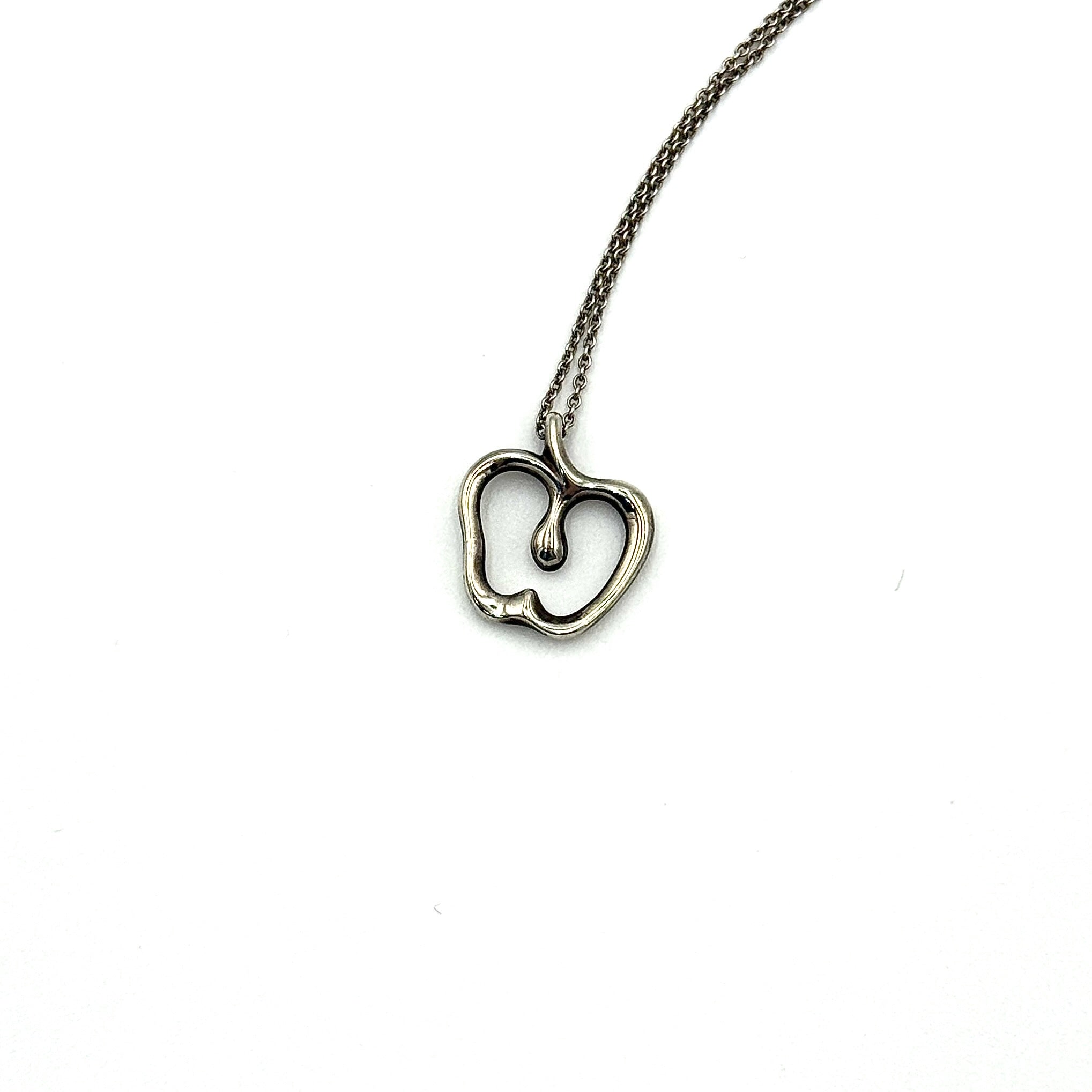 Tiffany & Co. Elsa Peretti Apple Necklace Silver
