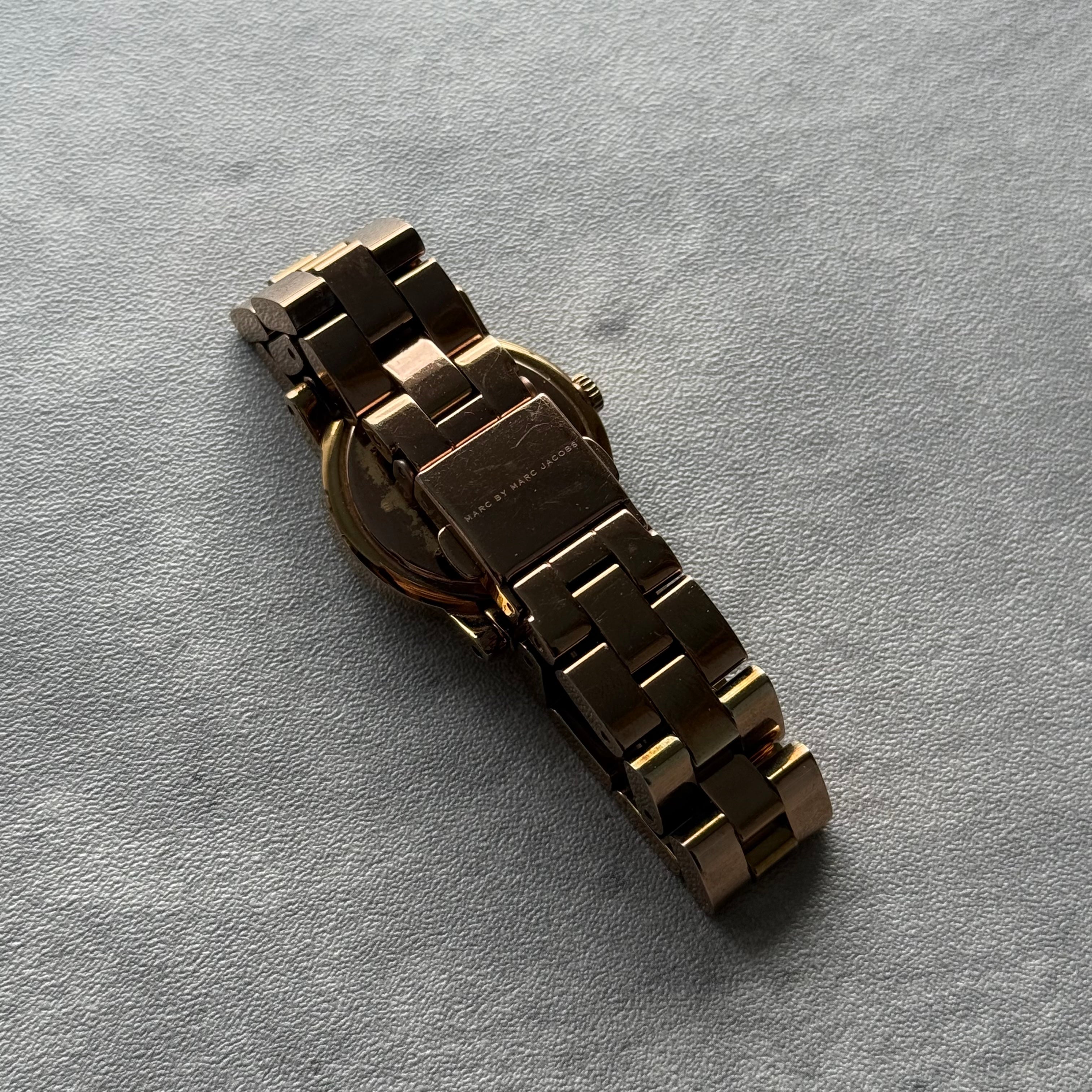 Marc Jacobs Mini Amy White Dial Rose Gold Watch