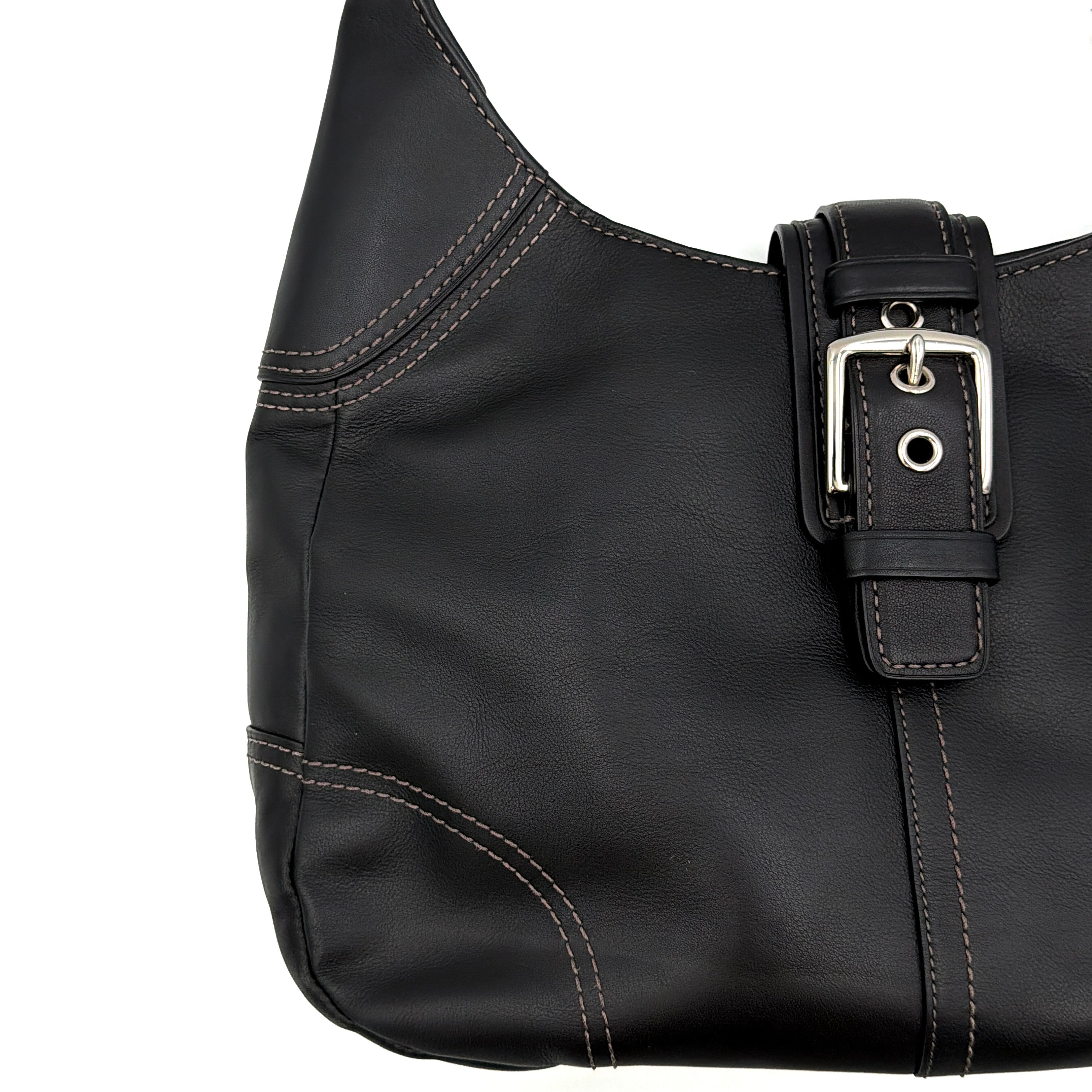 Coach Y2K Hamilton Hobo Shoulder Bag Black