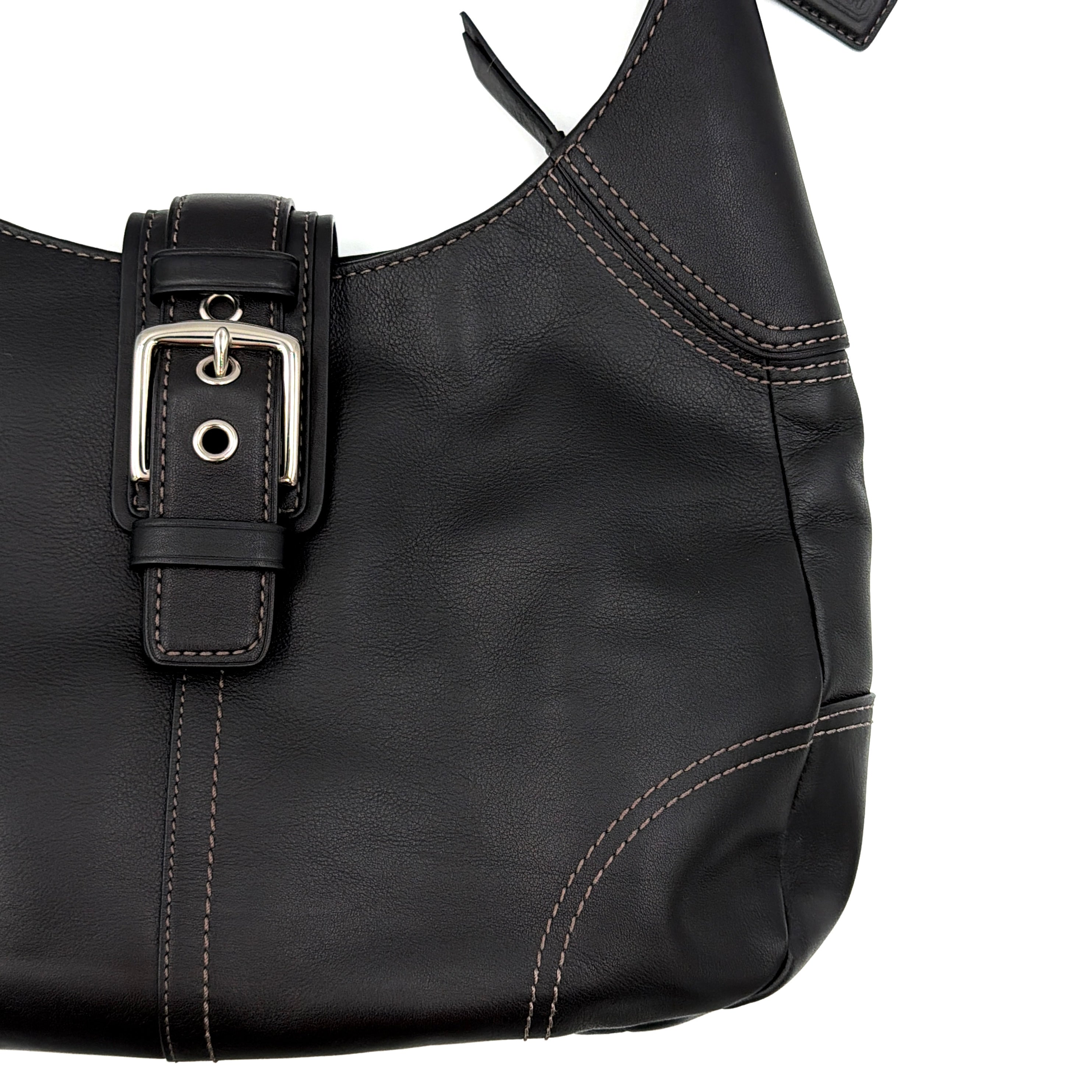Coach Y2K Hamilton Hobo Shoulder Bag Black