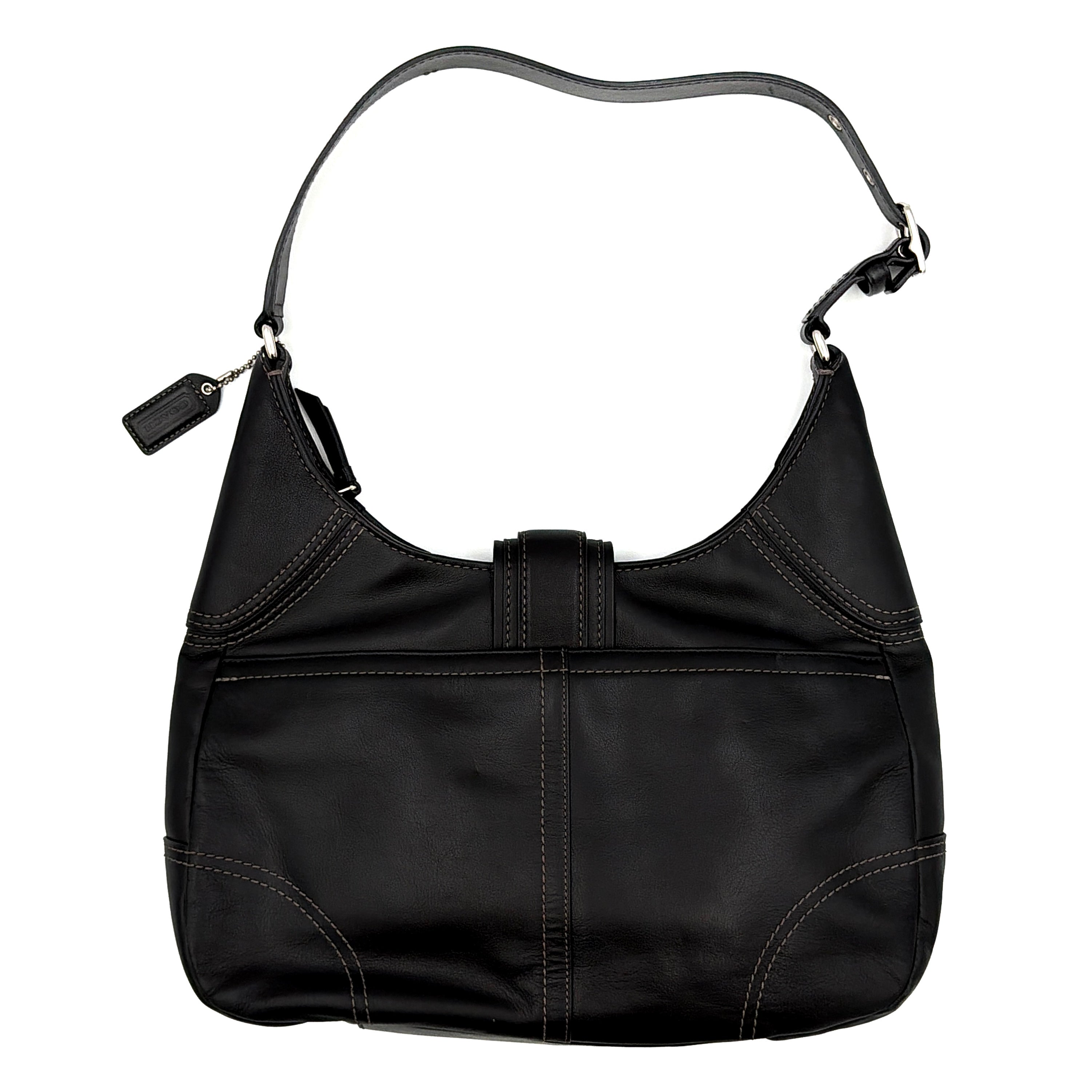 Coach Y2K Hamilton Hobo Shoulder Bag Black