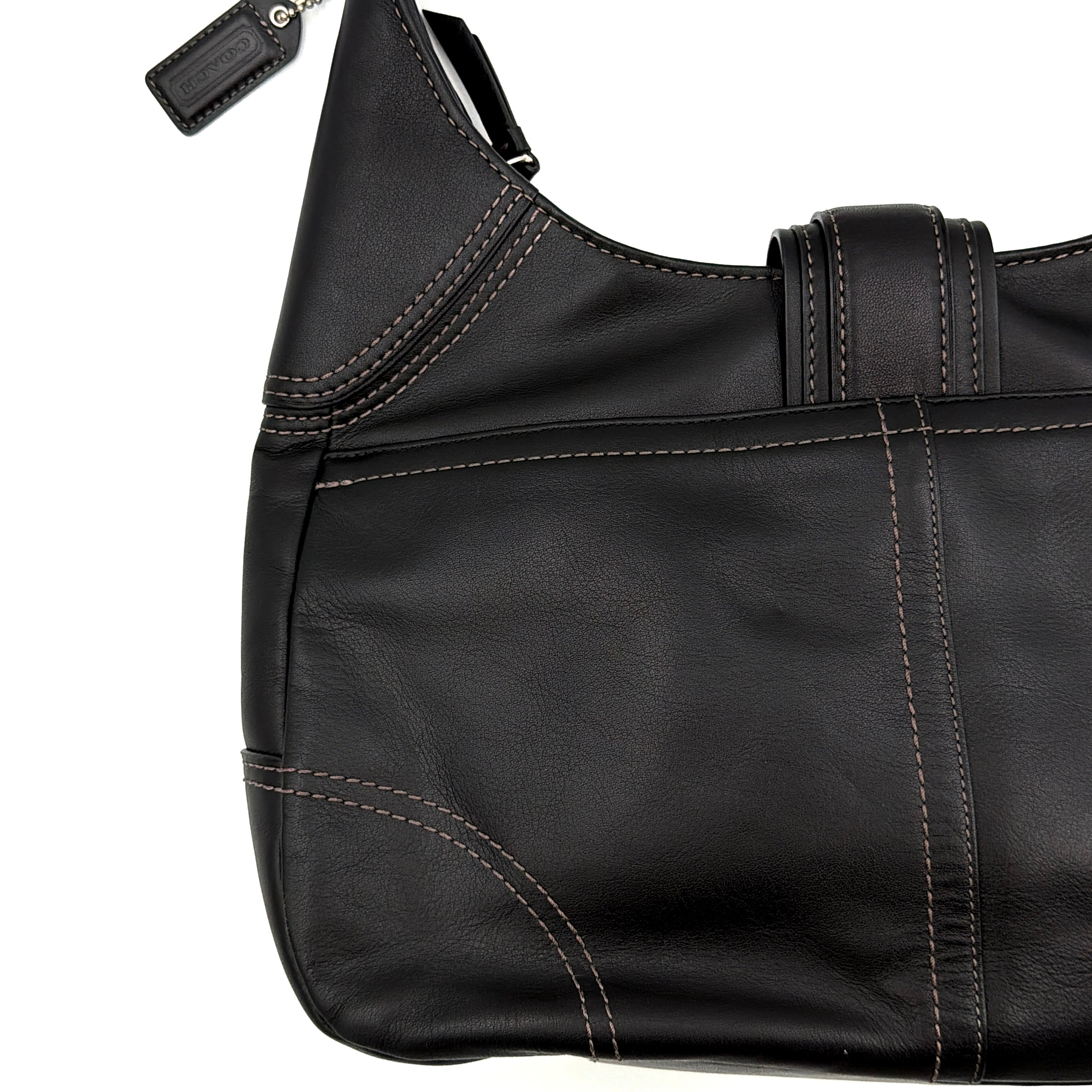 Coach Y2K Hamilton Hobo Shoulder Bag Black
