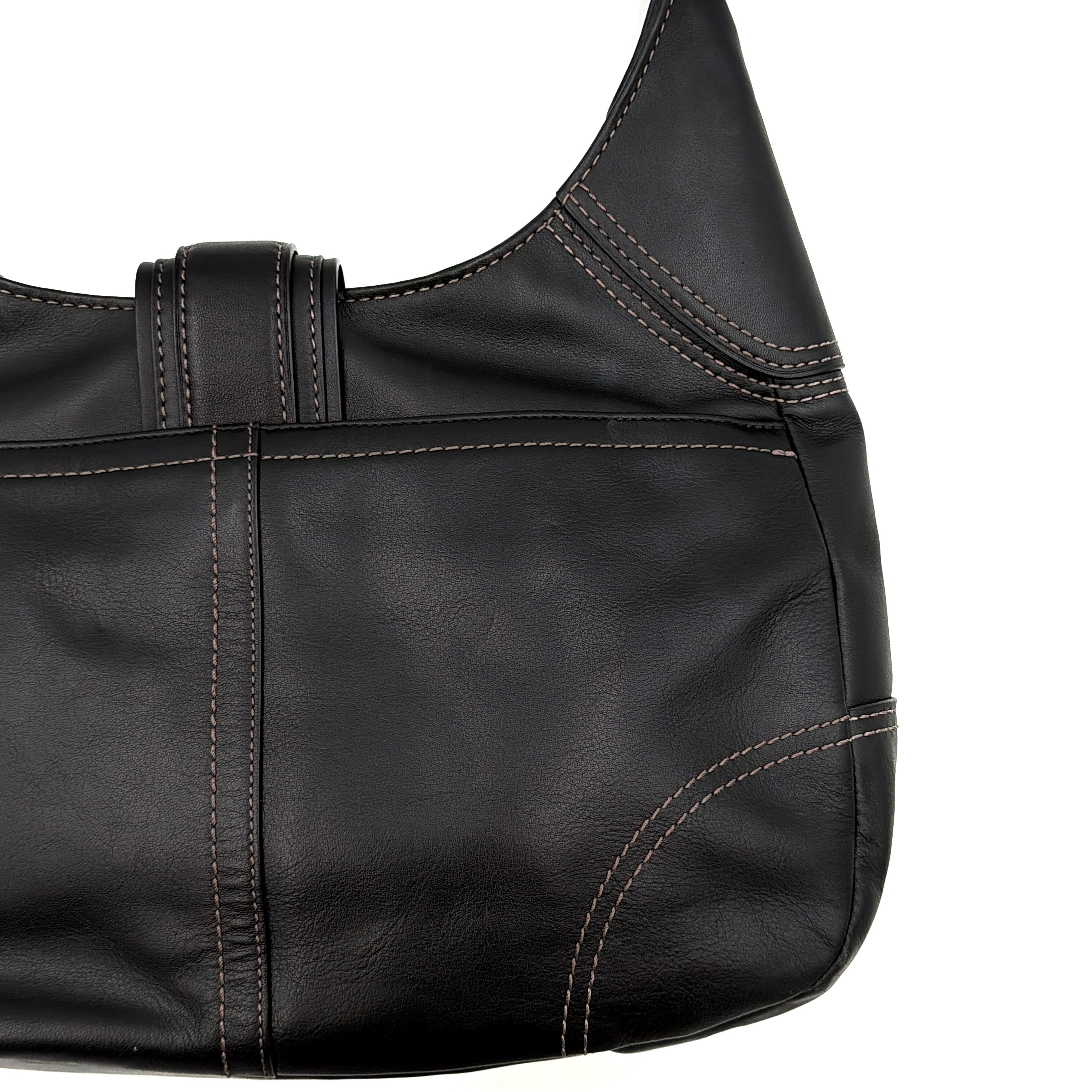 Coach Y2K Hamilton Hobo Shoulder Bag Black