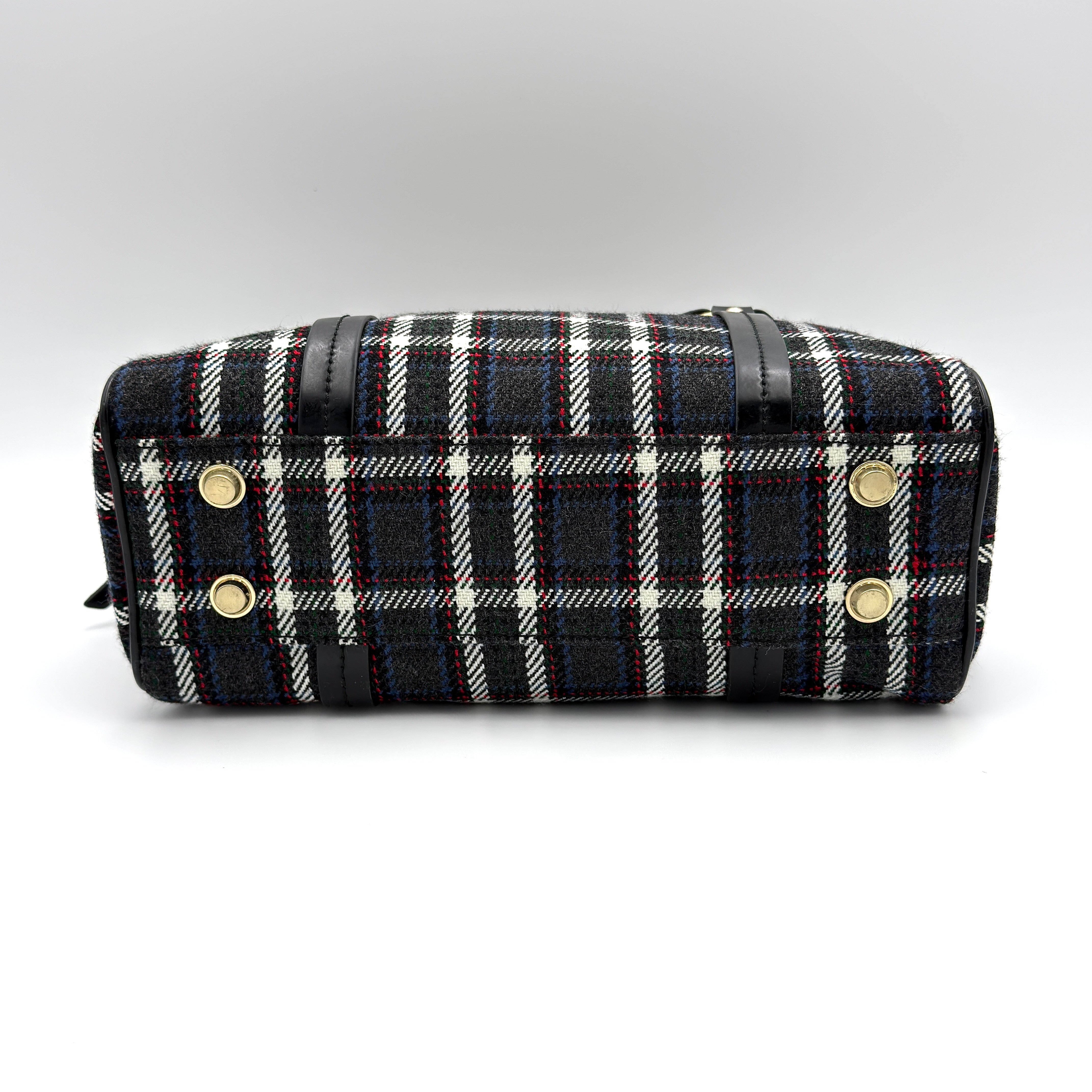 Diesel 2Way Tartan Plaid Handbag Multicolor