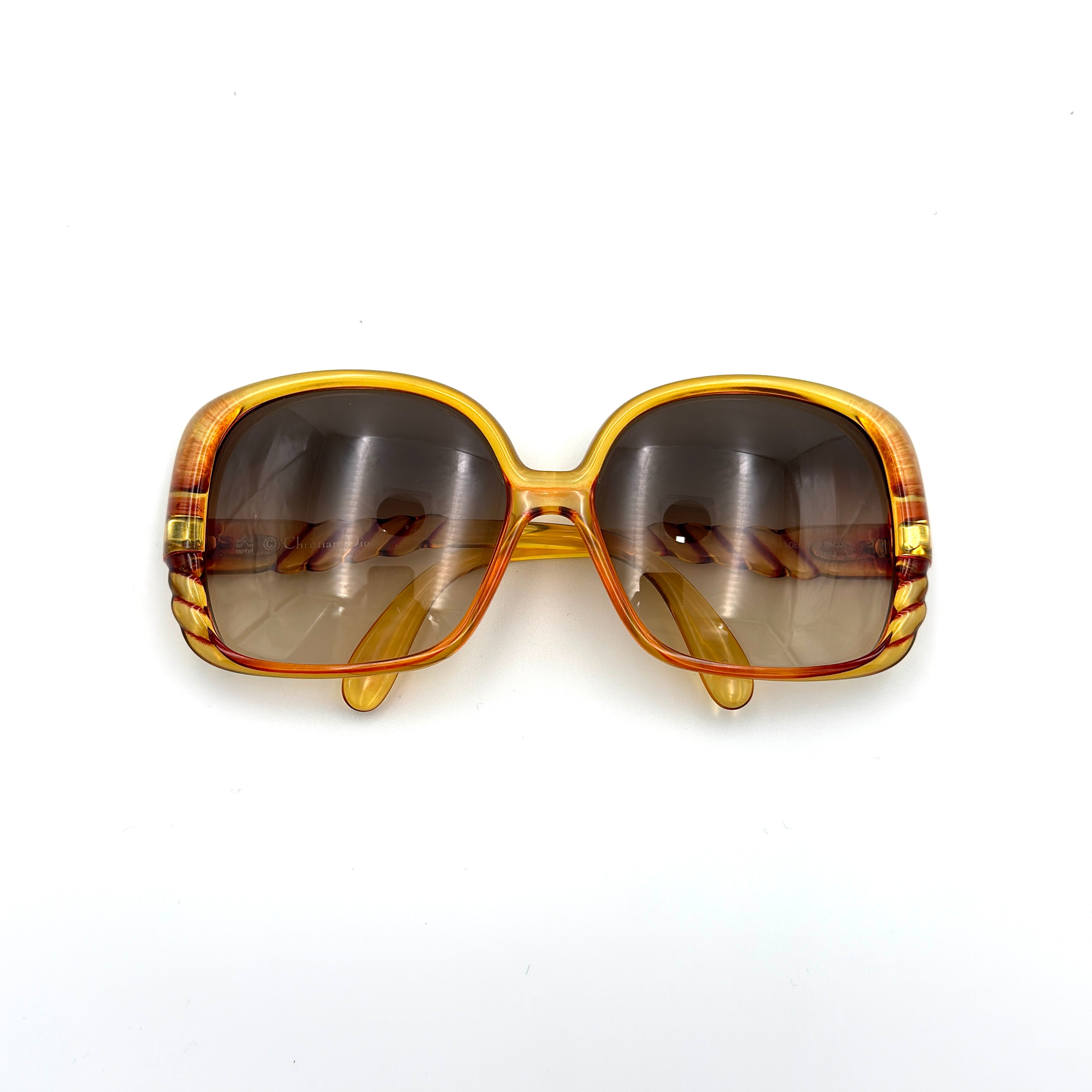 Dior 206430 Oversized Sunglasses Brown