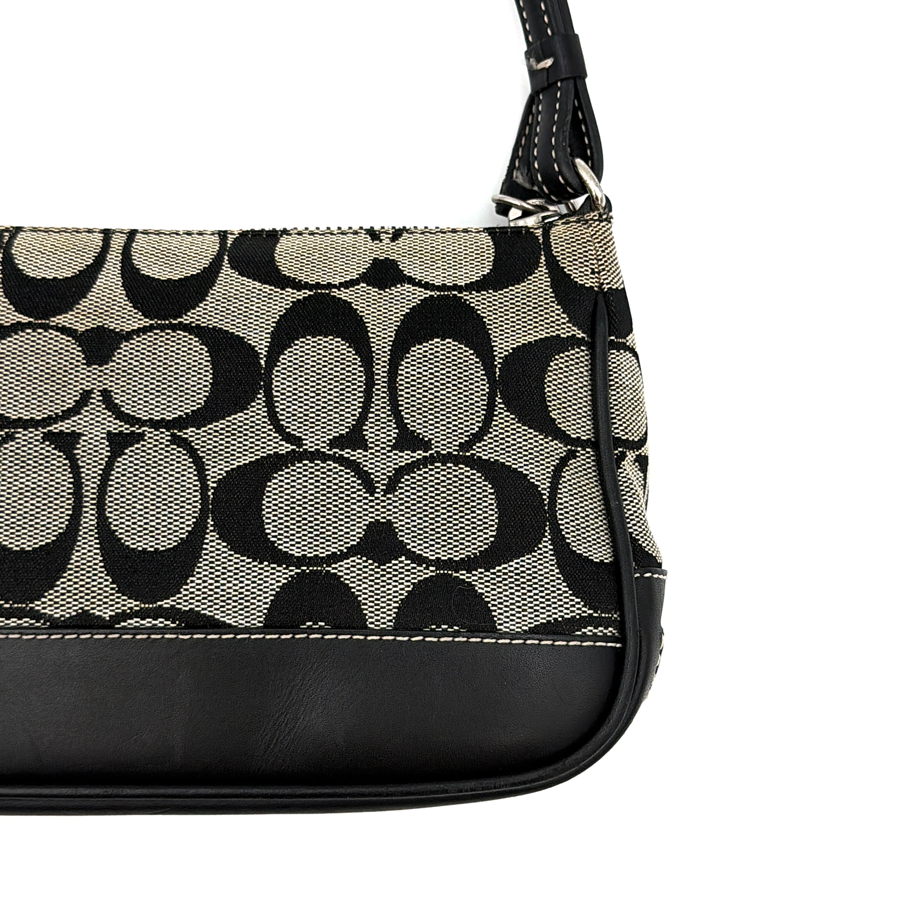 Coach Y2K Demi Shoulder Bag Black/Grey