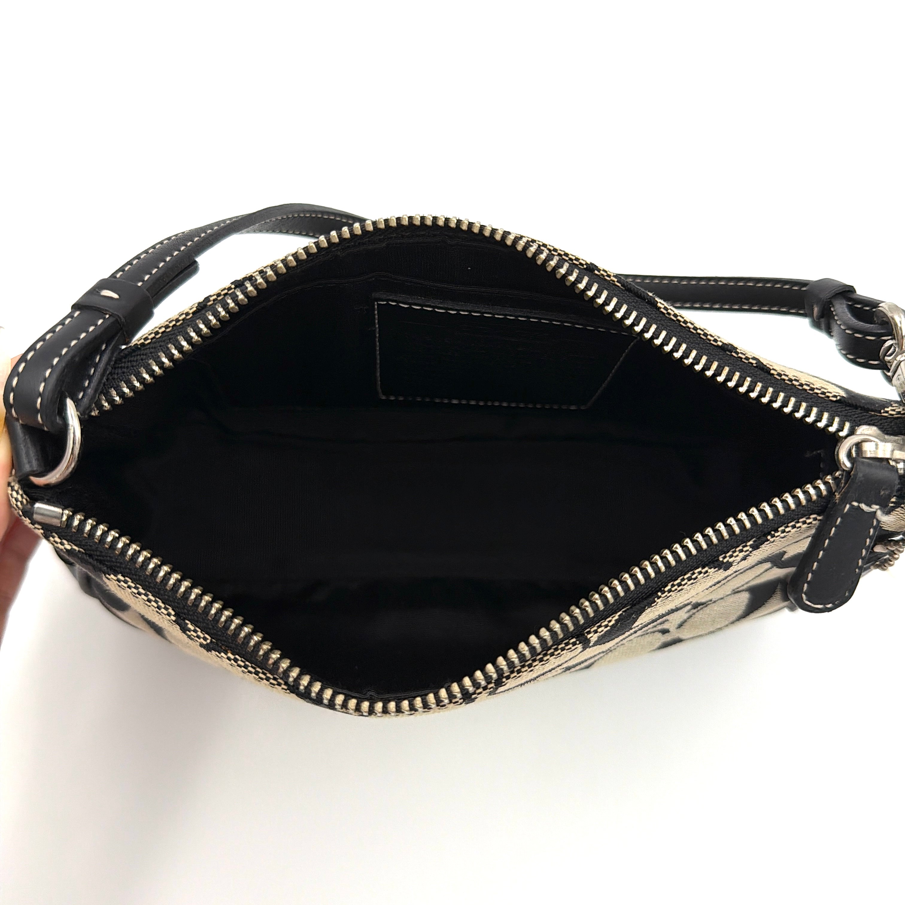 Coach Y2K Demi Shoulder Bag Black/Grey
