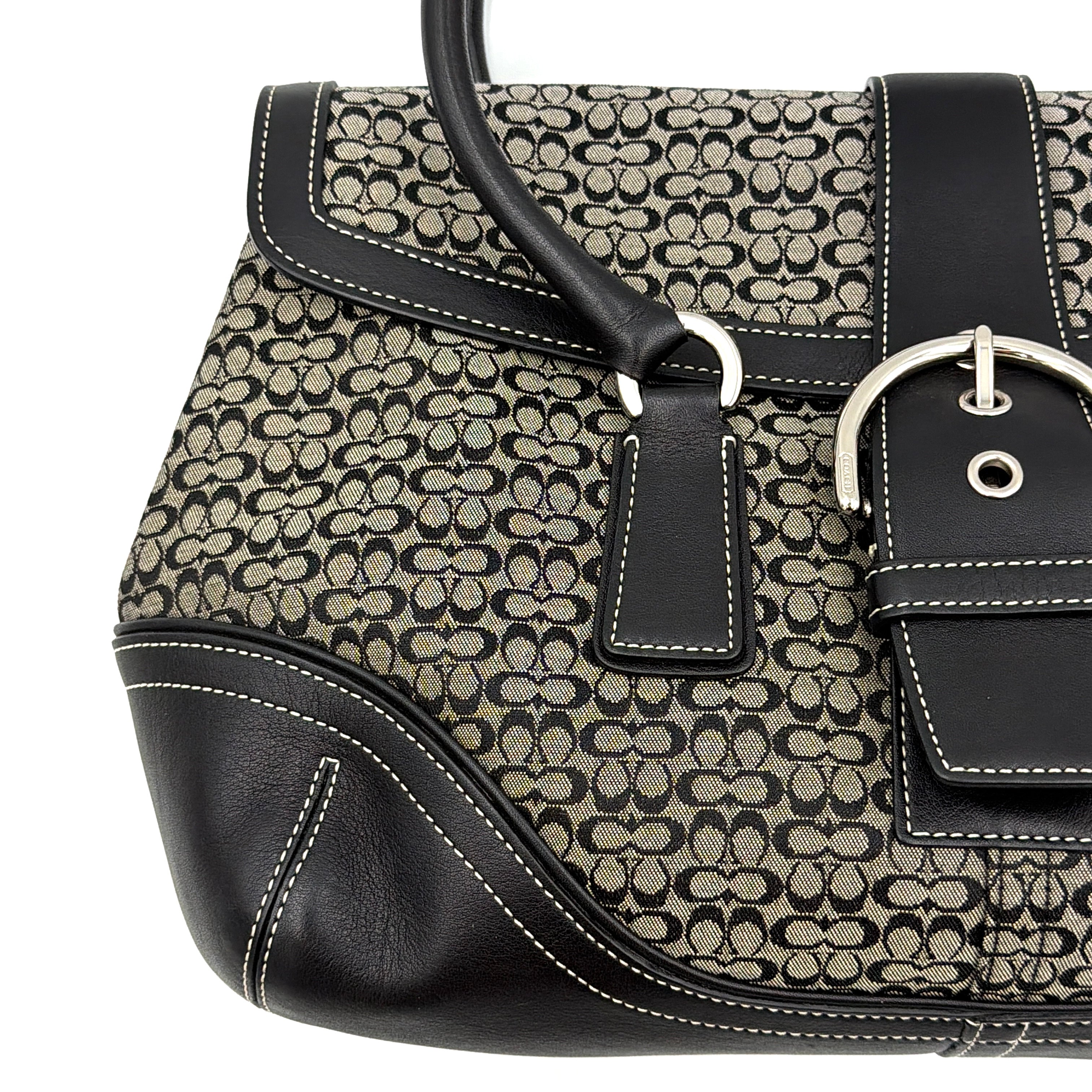 Coach Y2K Soho Shoulder Bag Grey/Black