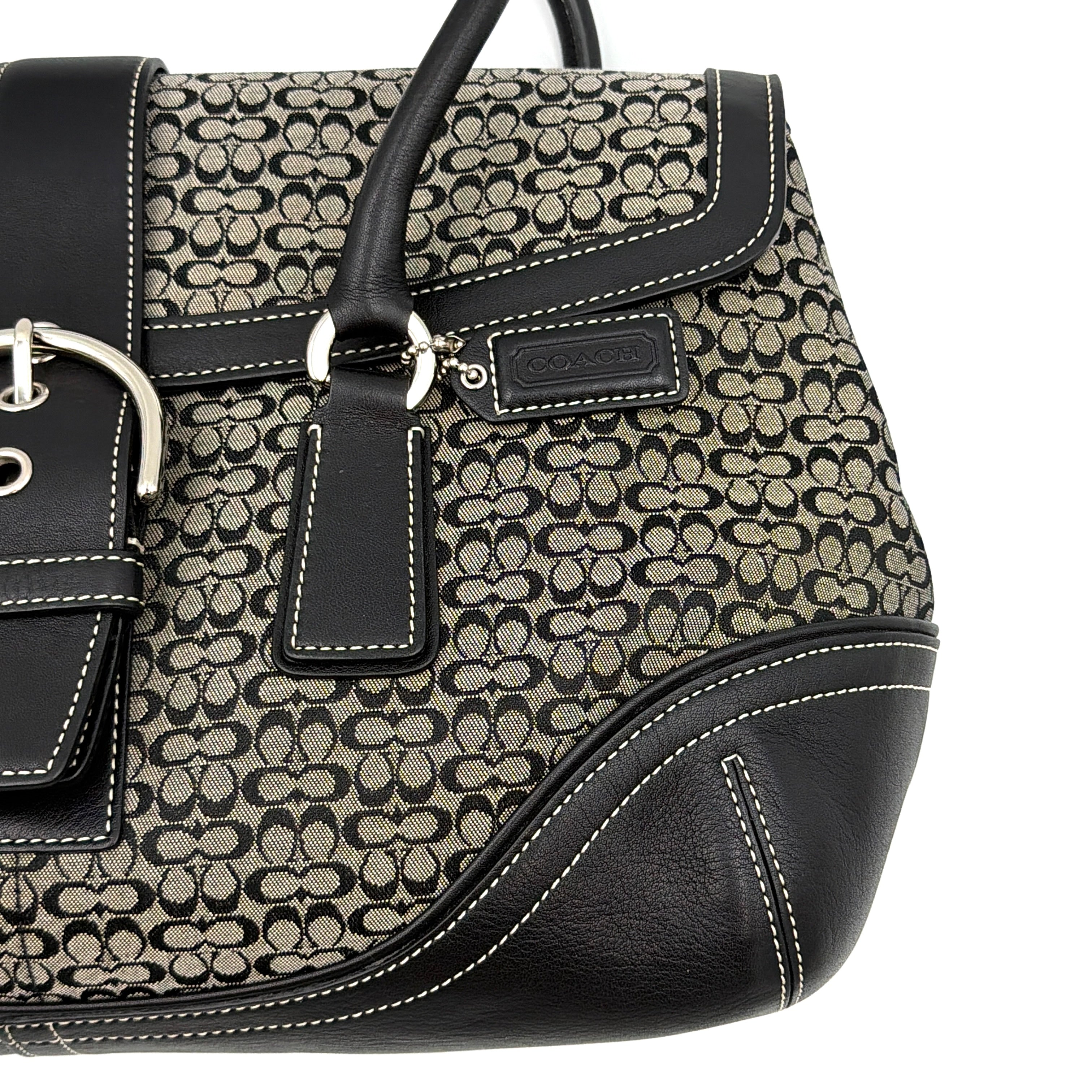 Coach Y2K Soho Shoulder Bag Grey/Black