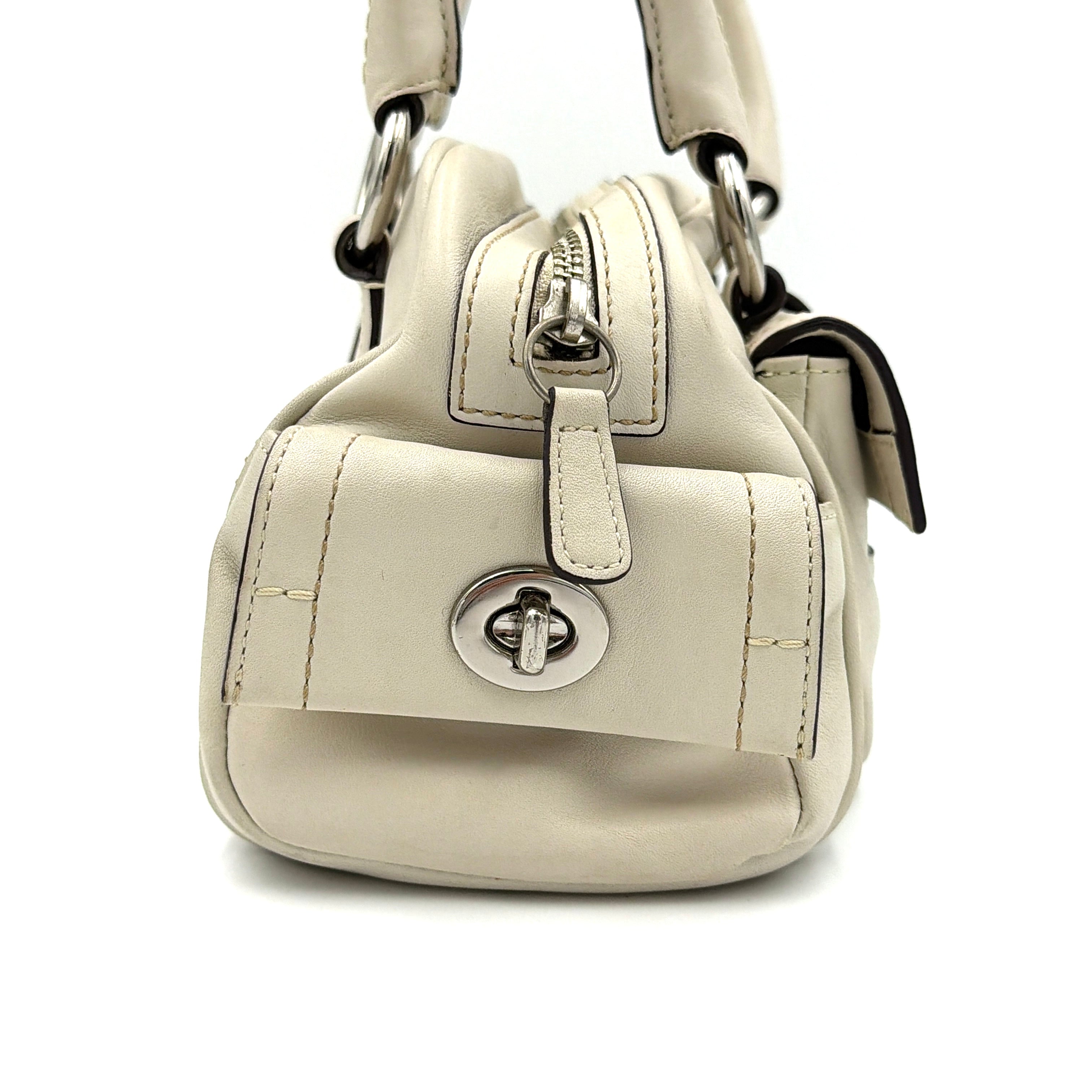 Coach Y2K Soho Boston Bowler Handbag Ivory
