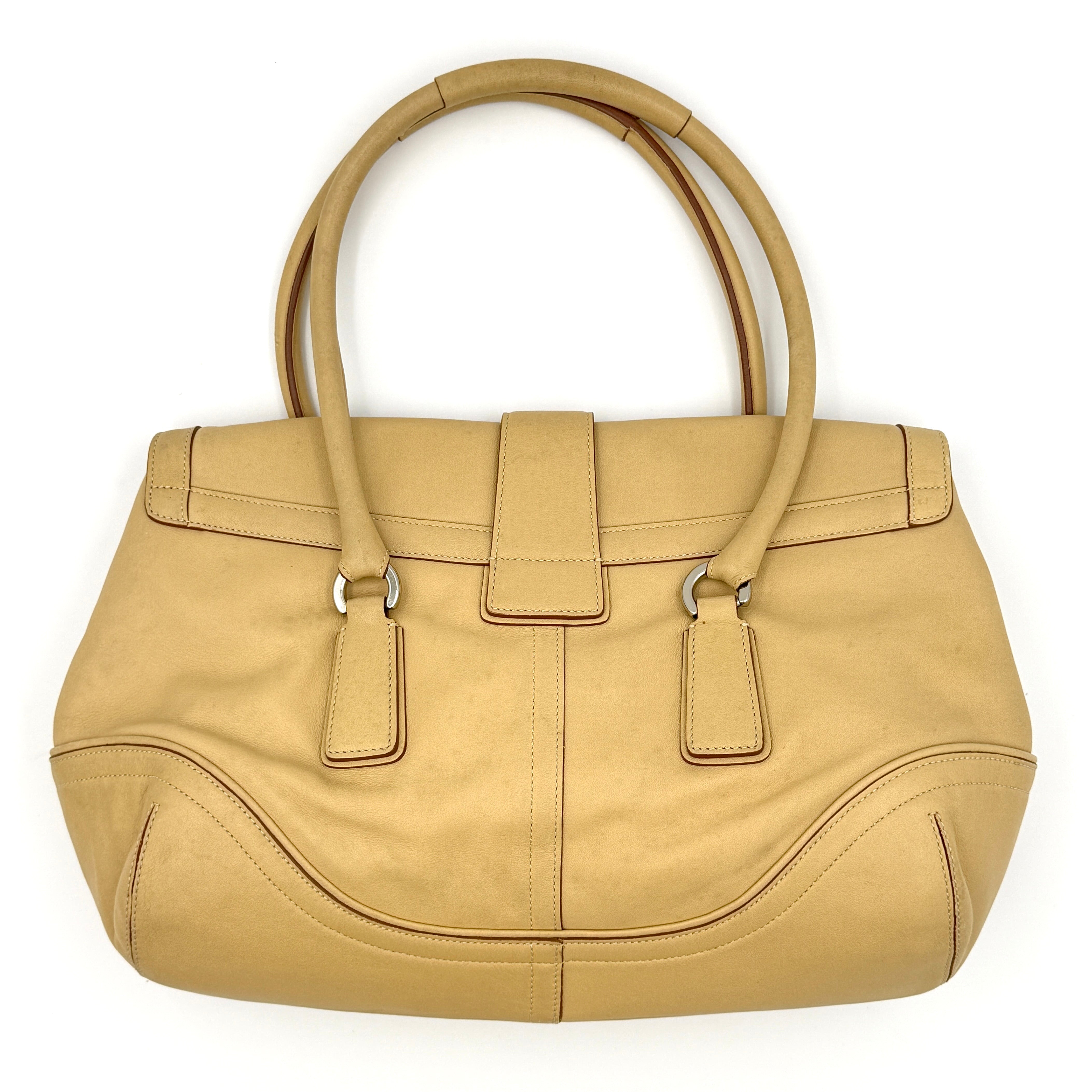 Coach Y2K Signature Soho Shoulder Bag Light Tan