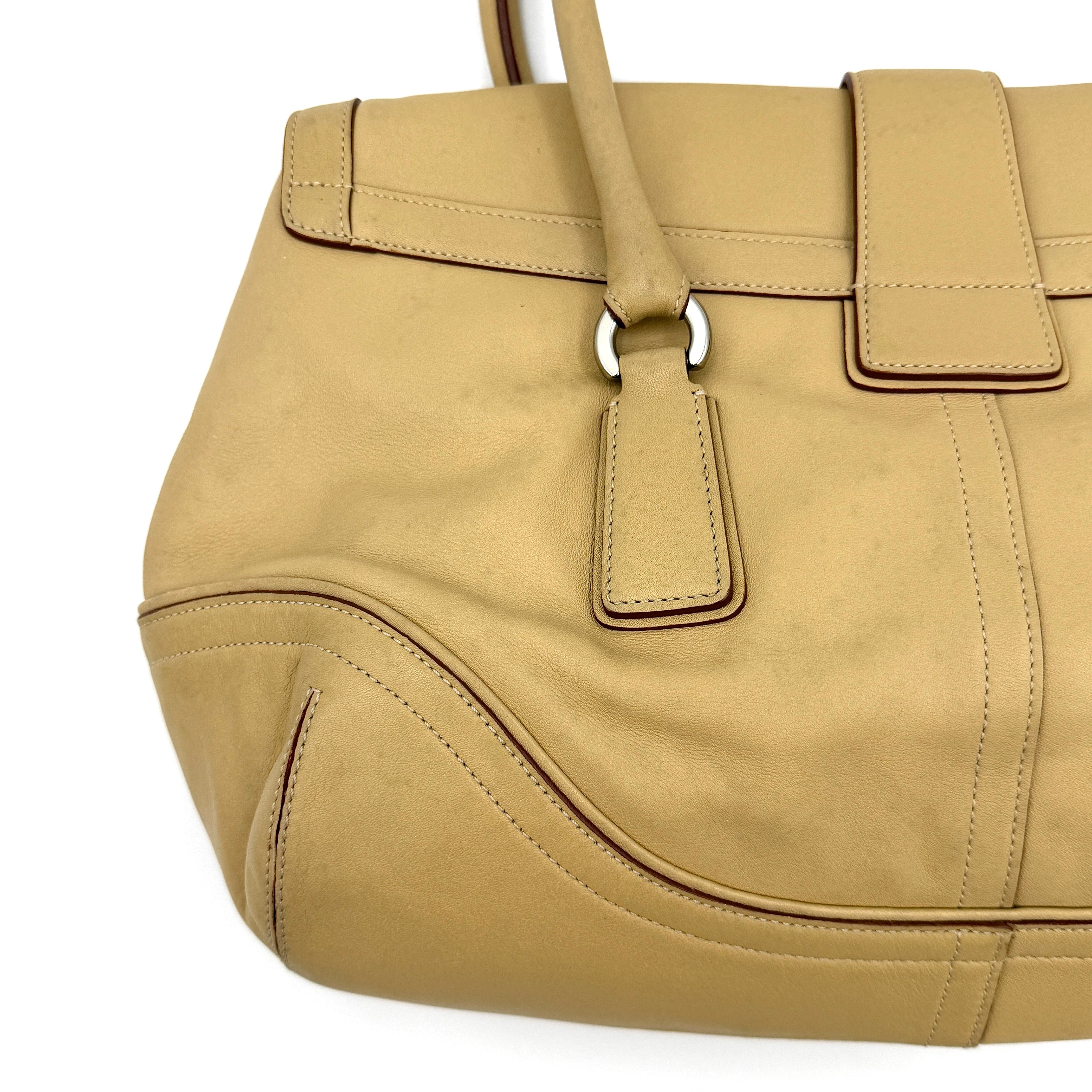 Coach Y2K Signature Soho Shoulder Bag Light Tan