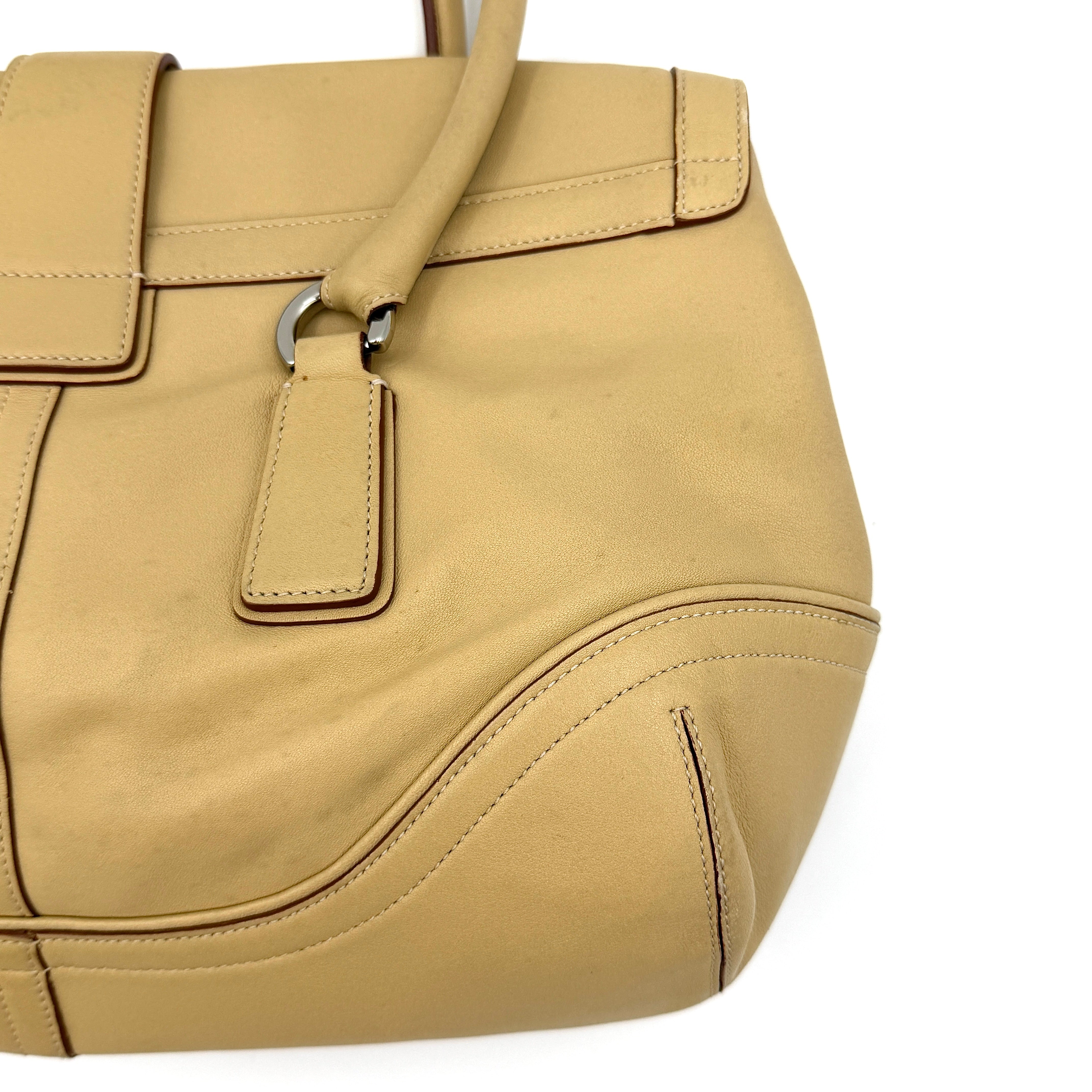 Coach Y2K Signature Soho Shoulder Bag Light Tan
