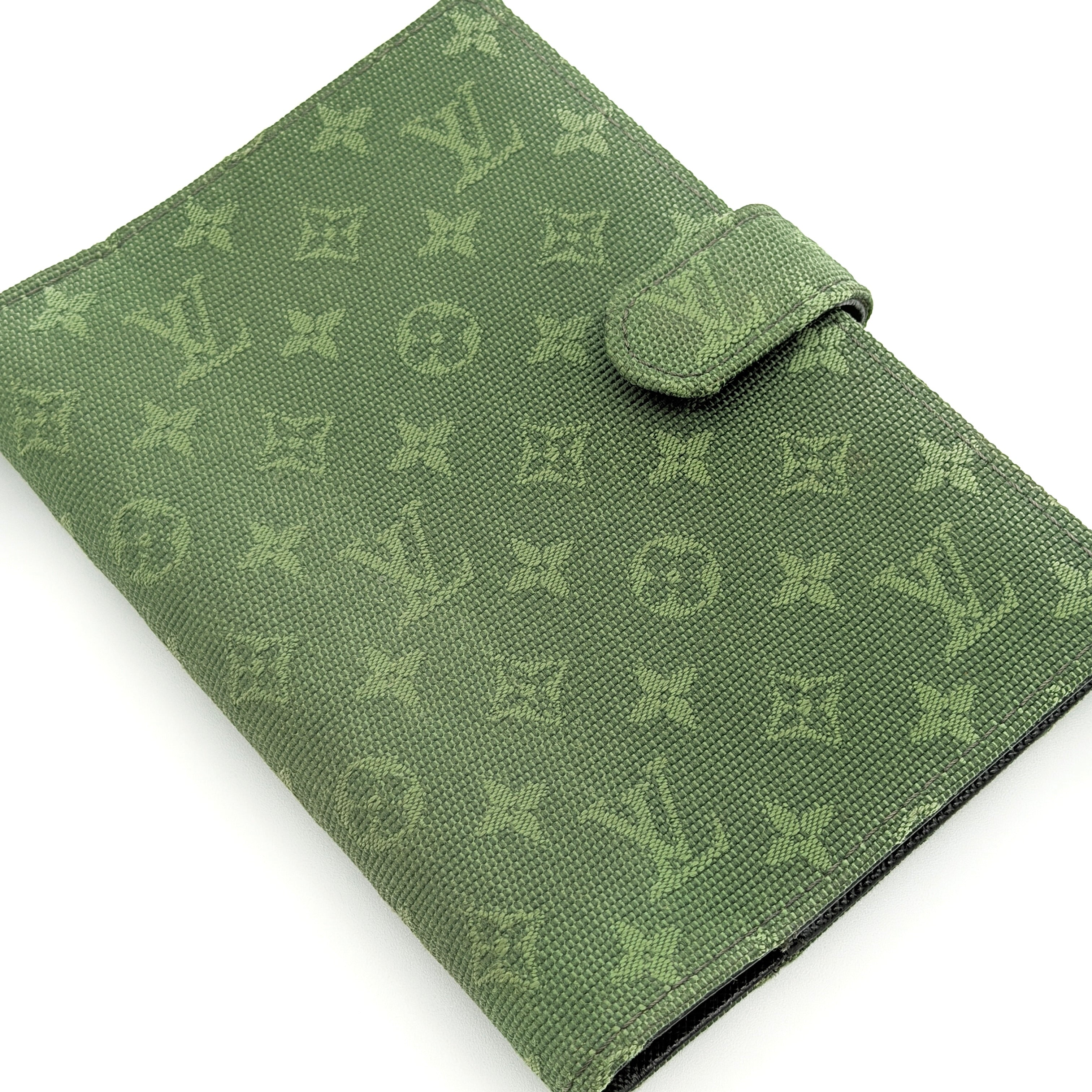 Louis Vuitton Monogram Mini Lin Agenda Planner Green