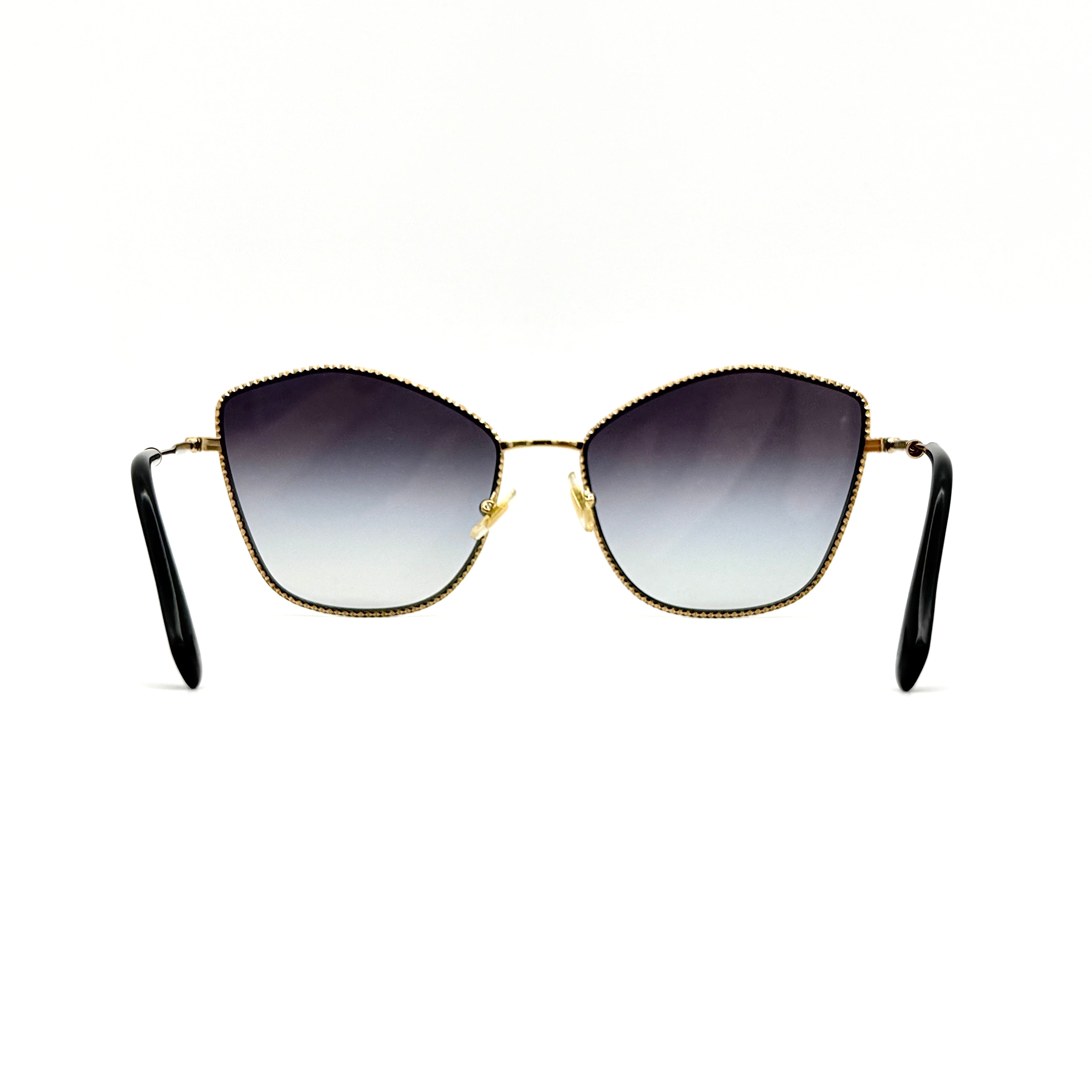 Miu Miu SMU 60V Cat Eye Sunglasses Gold