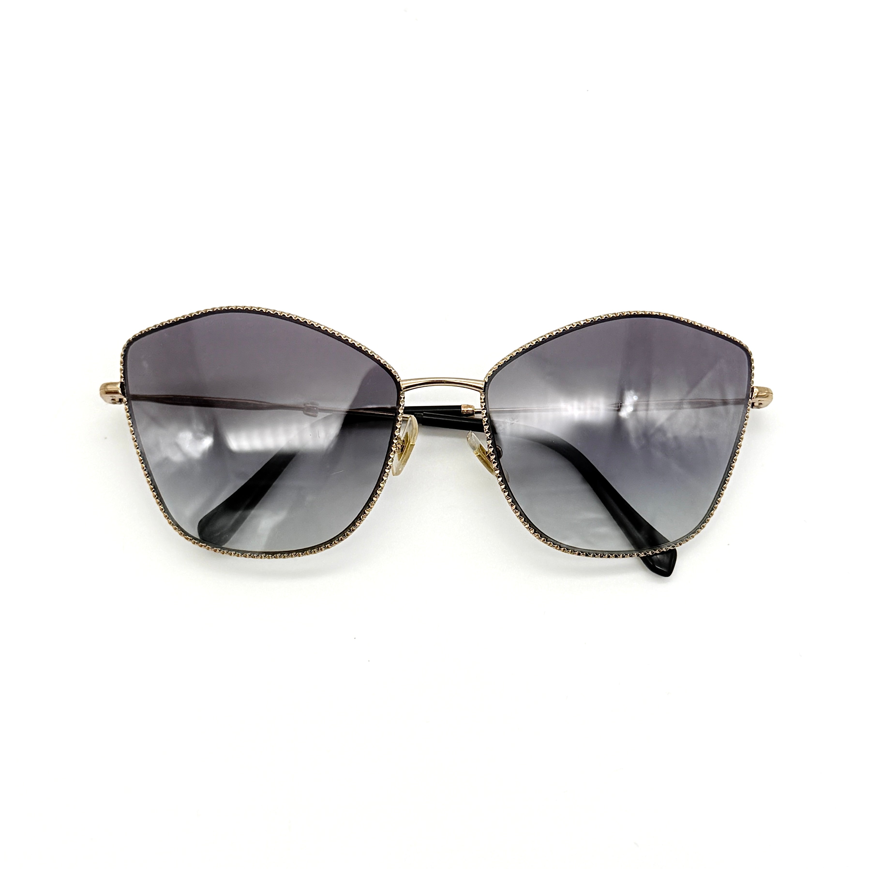 Miu Miu SMU 60V Cat Eye Sunglasses Gold