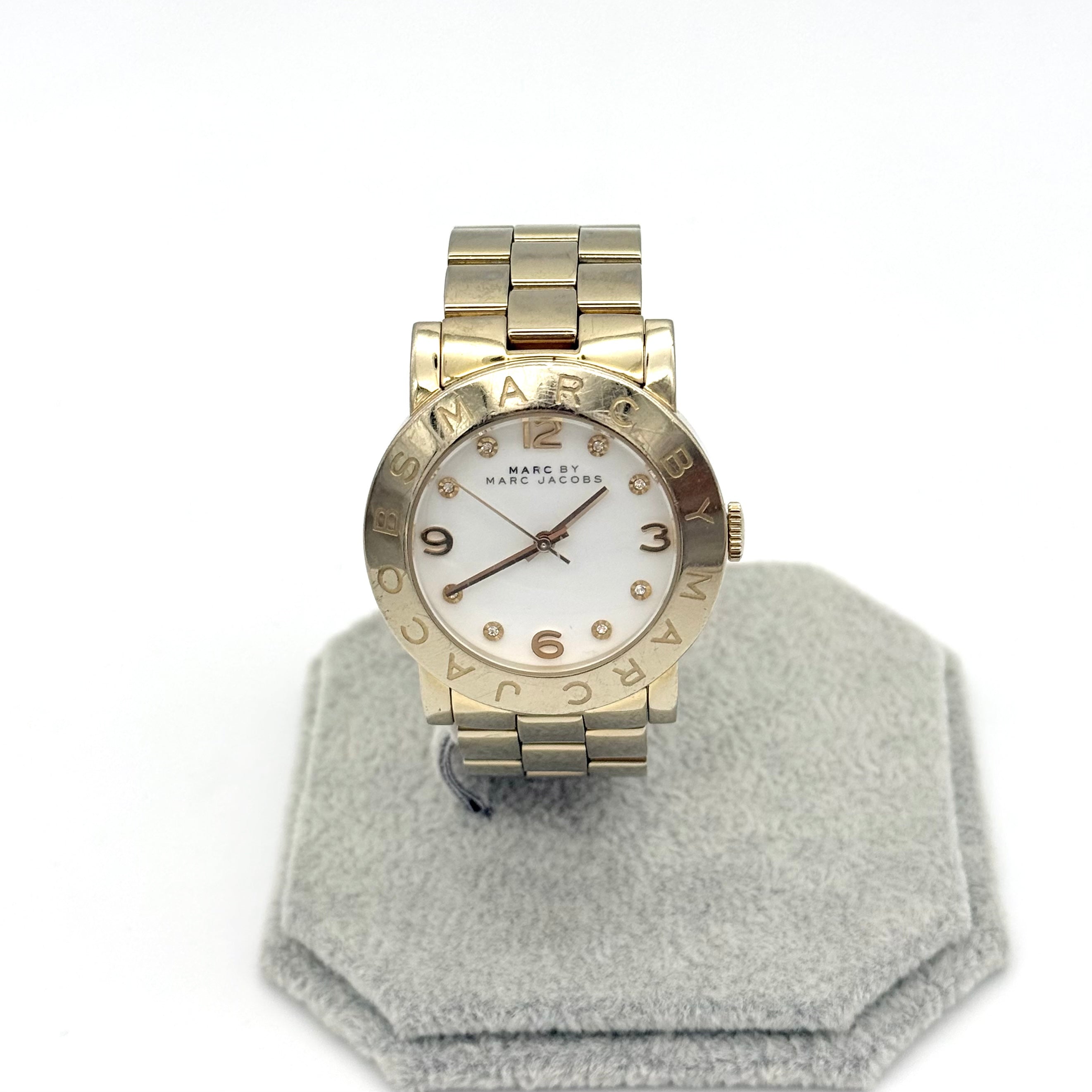 Marc by Marc Jacobs Amy MBM3056 Stainless Steel Watch Gold