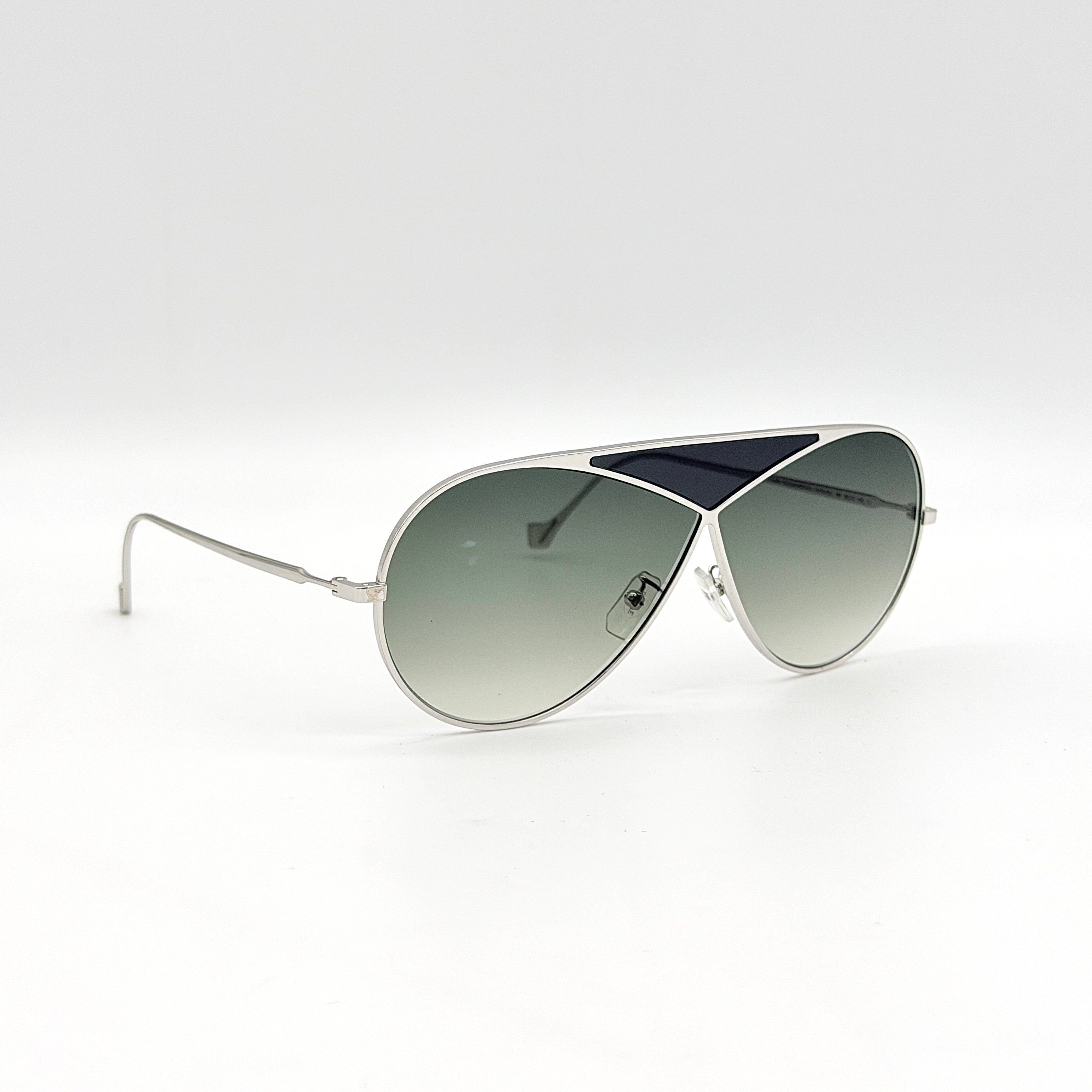 Loewe LW40010U Pilot Puzzle Sunglasses Silver