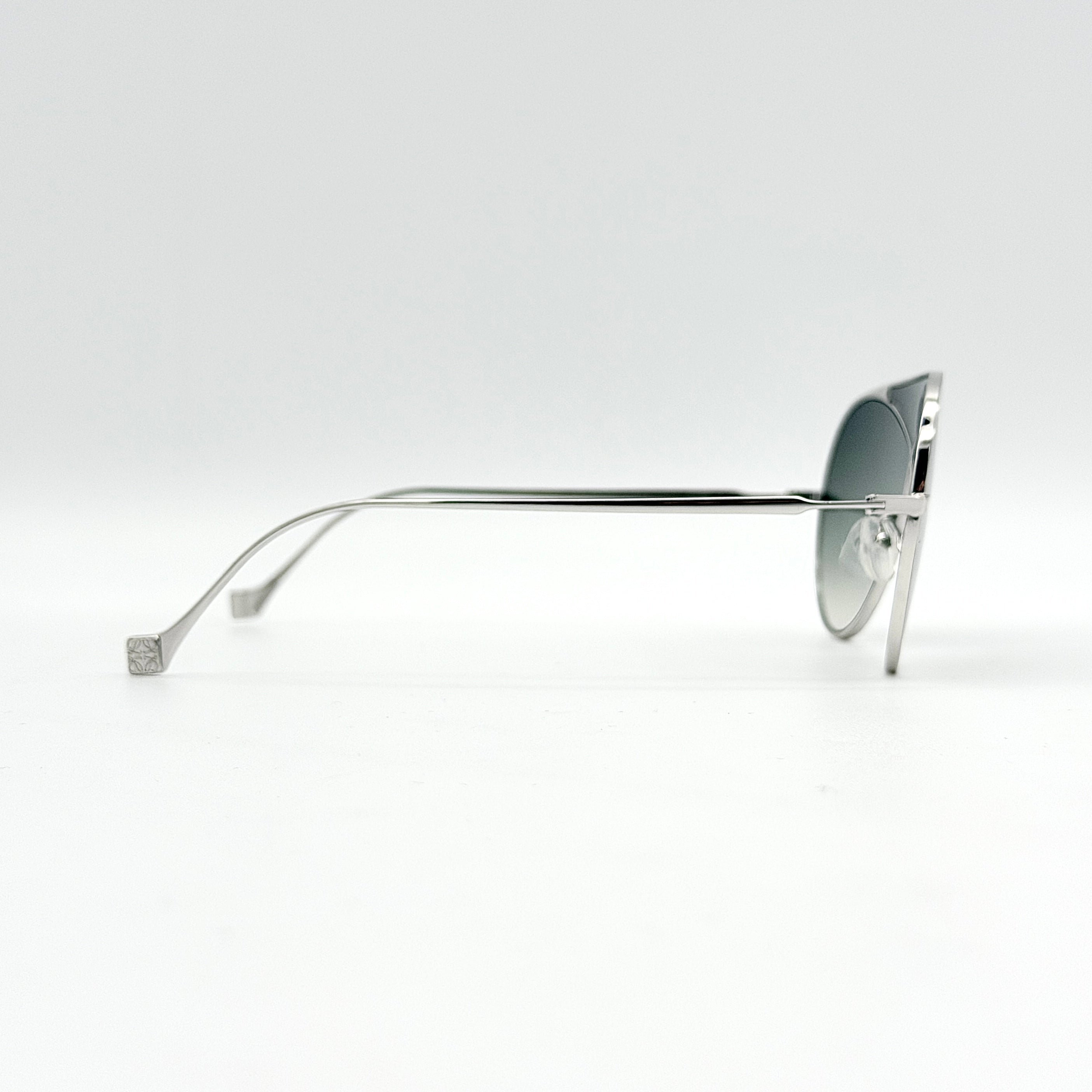 Loewe LW40010U Pilot Puzzle Sunglasses Silver