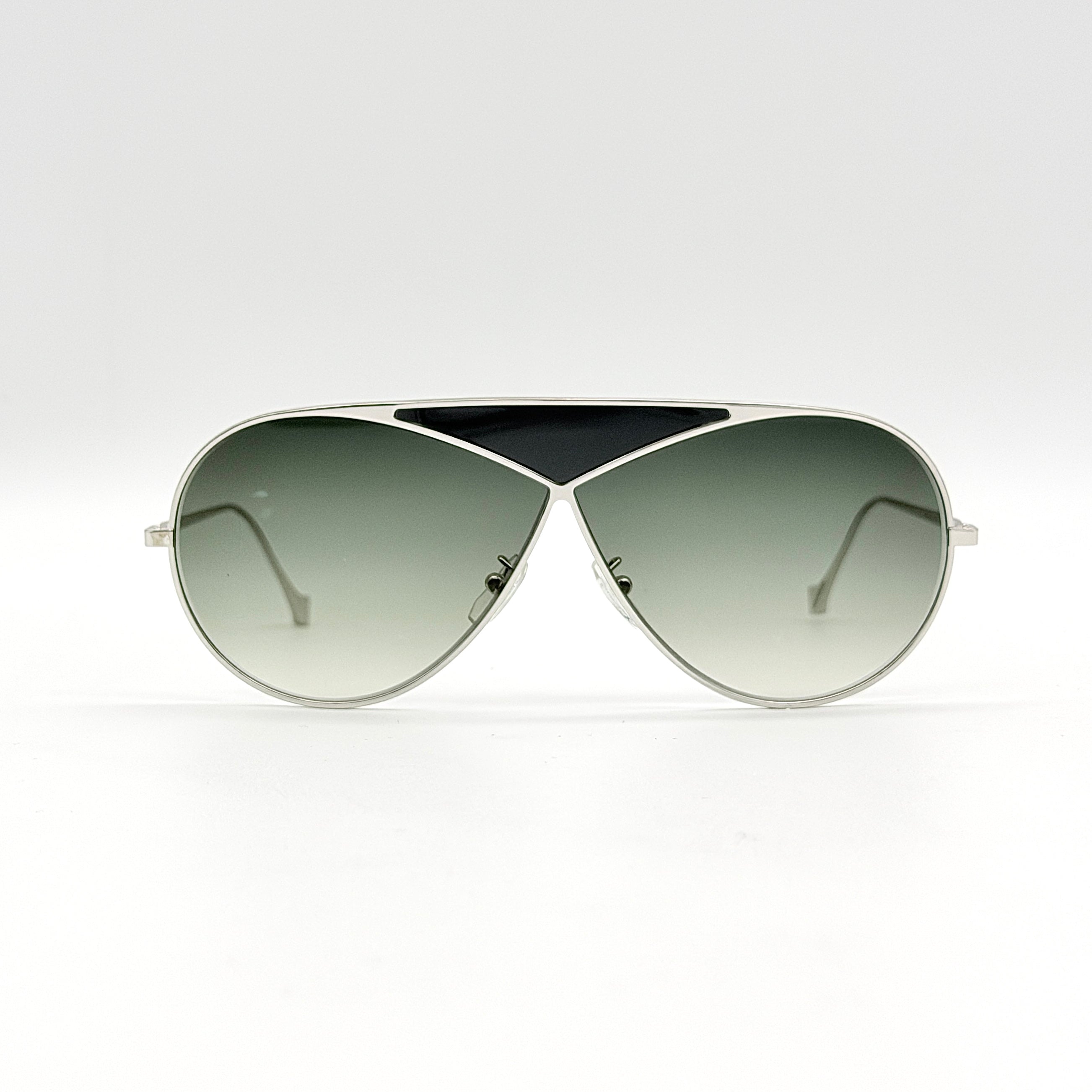 Loewe LW40010U Pilot Puzzle Sunglasses Silver