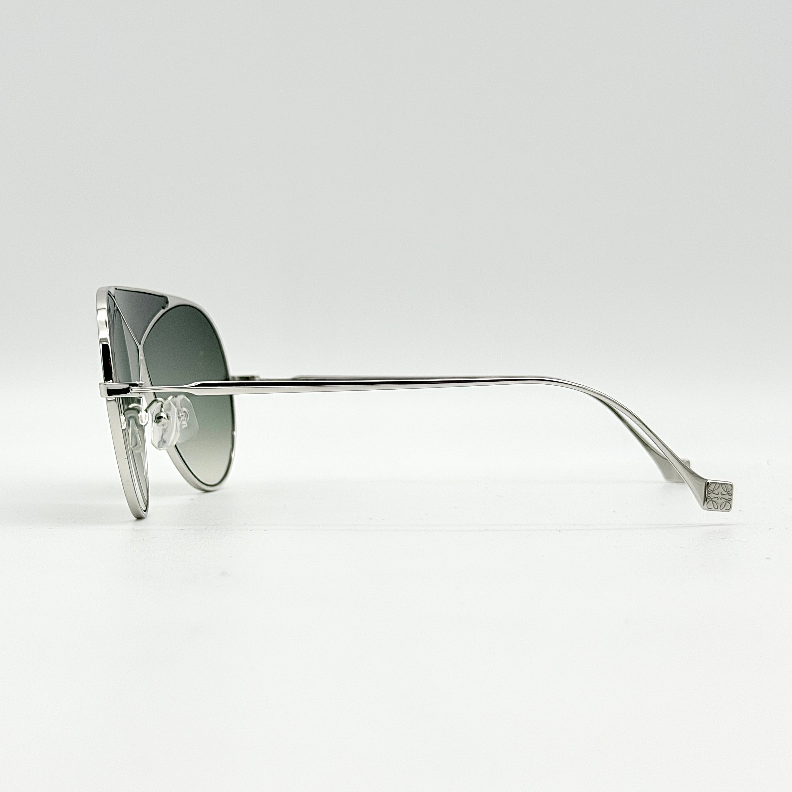 Loewe LW40010U Pilot Puzzle Sunglasses Silver