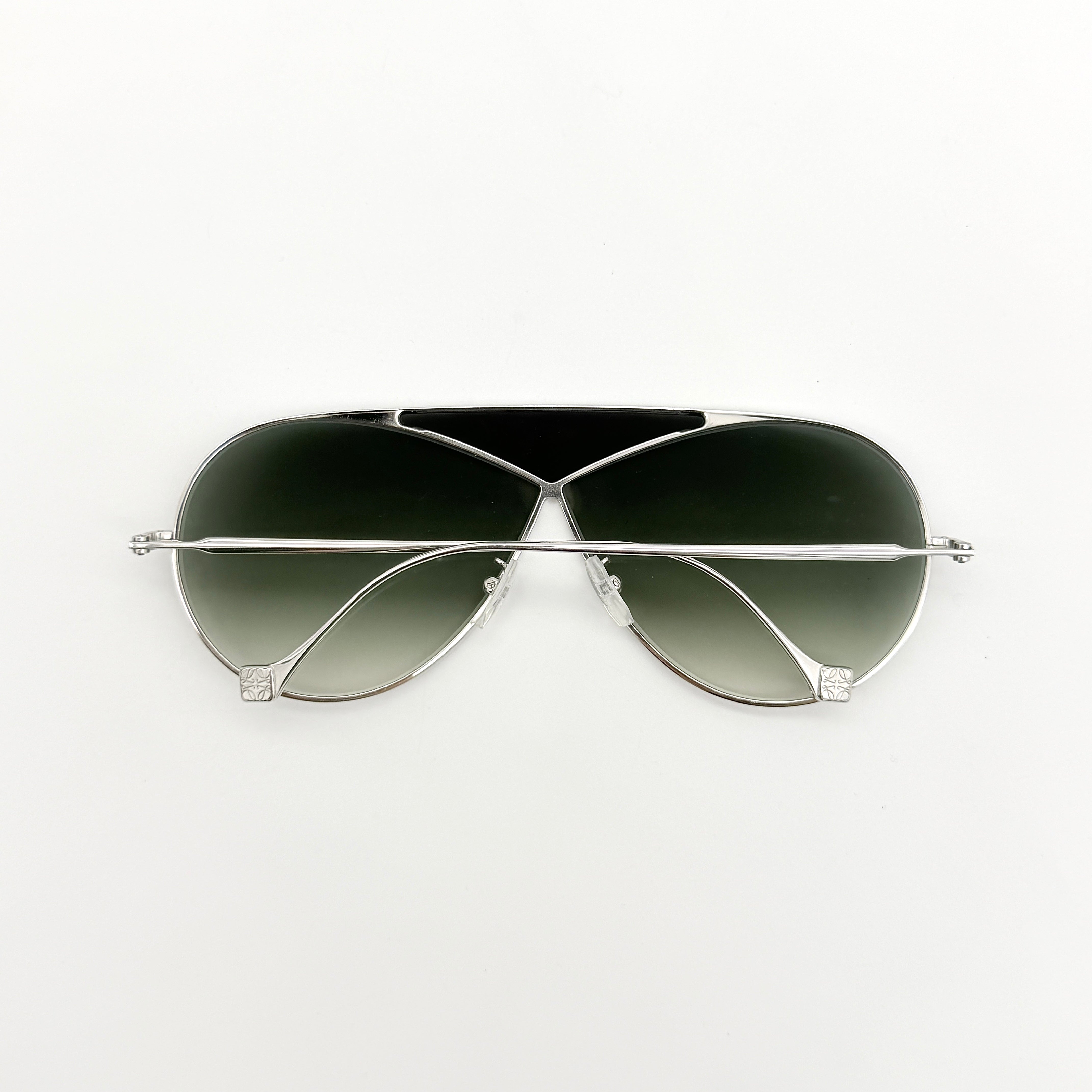 Loewe LW40010U Pilot Puzzle Sunglasses Silver