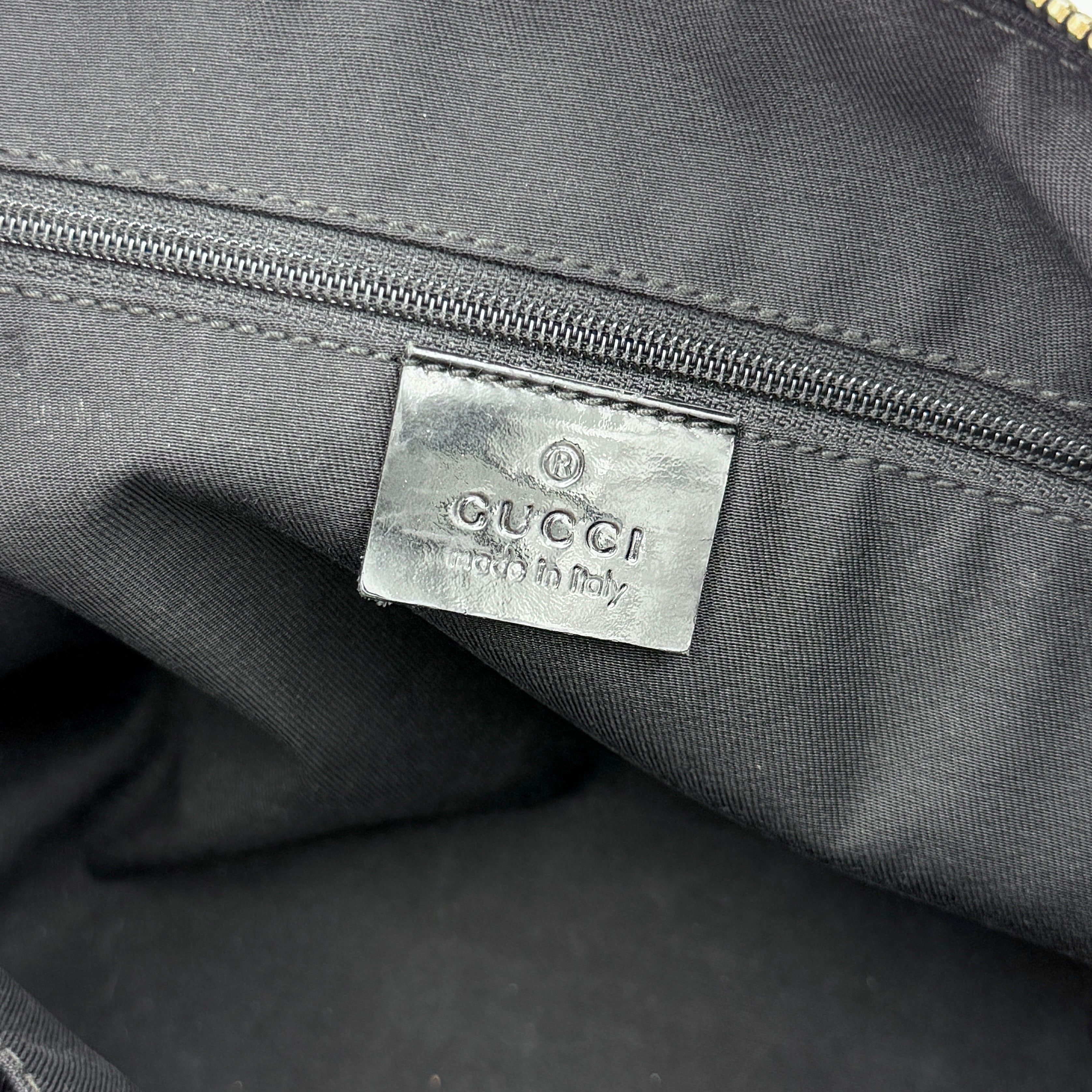 Gucci GG Monogram Mini Abbey Shoulder Bag Black