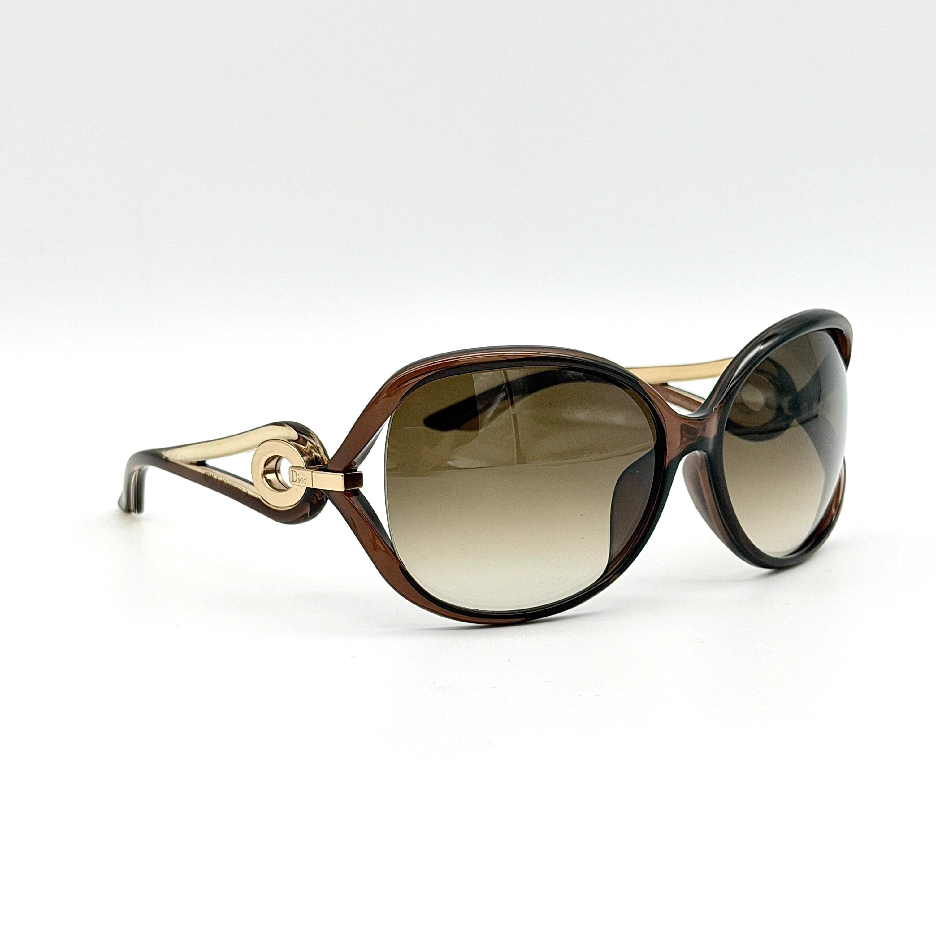 Christian Dior Volute 2F Sunglasses Brown/Gold