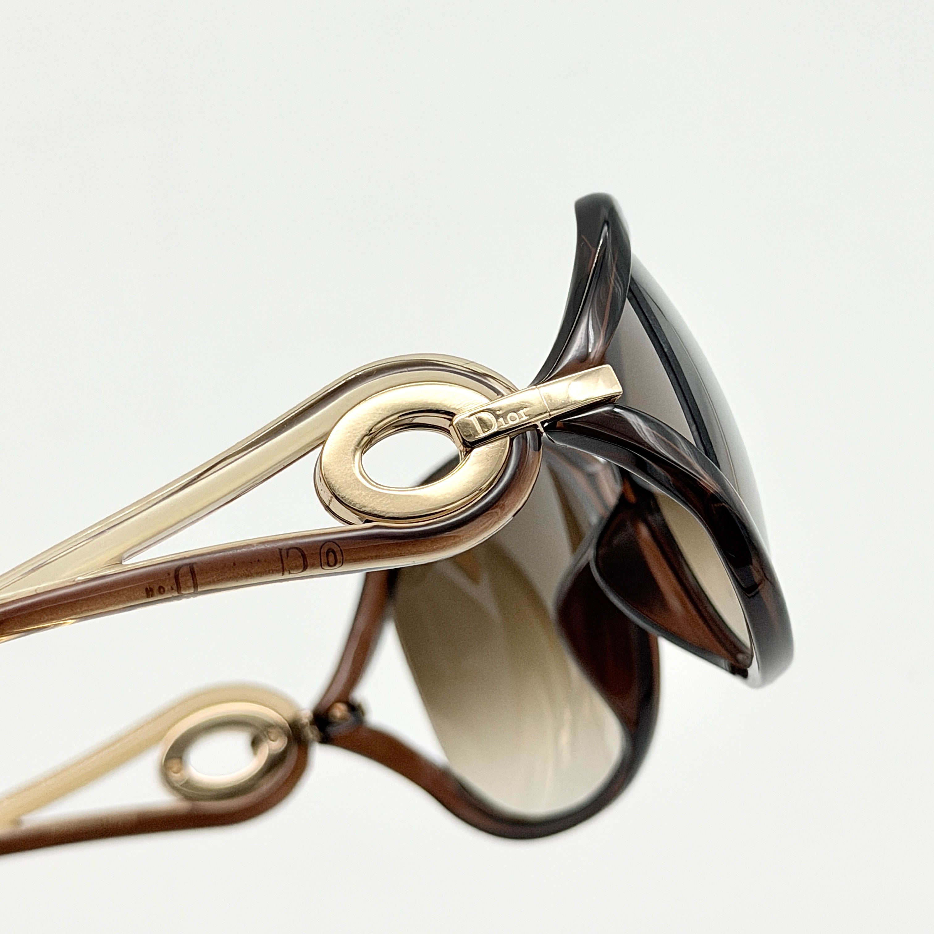 Christian Dior Volute 2F Sunglasses Brown/Gold