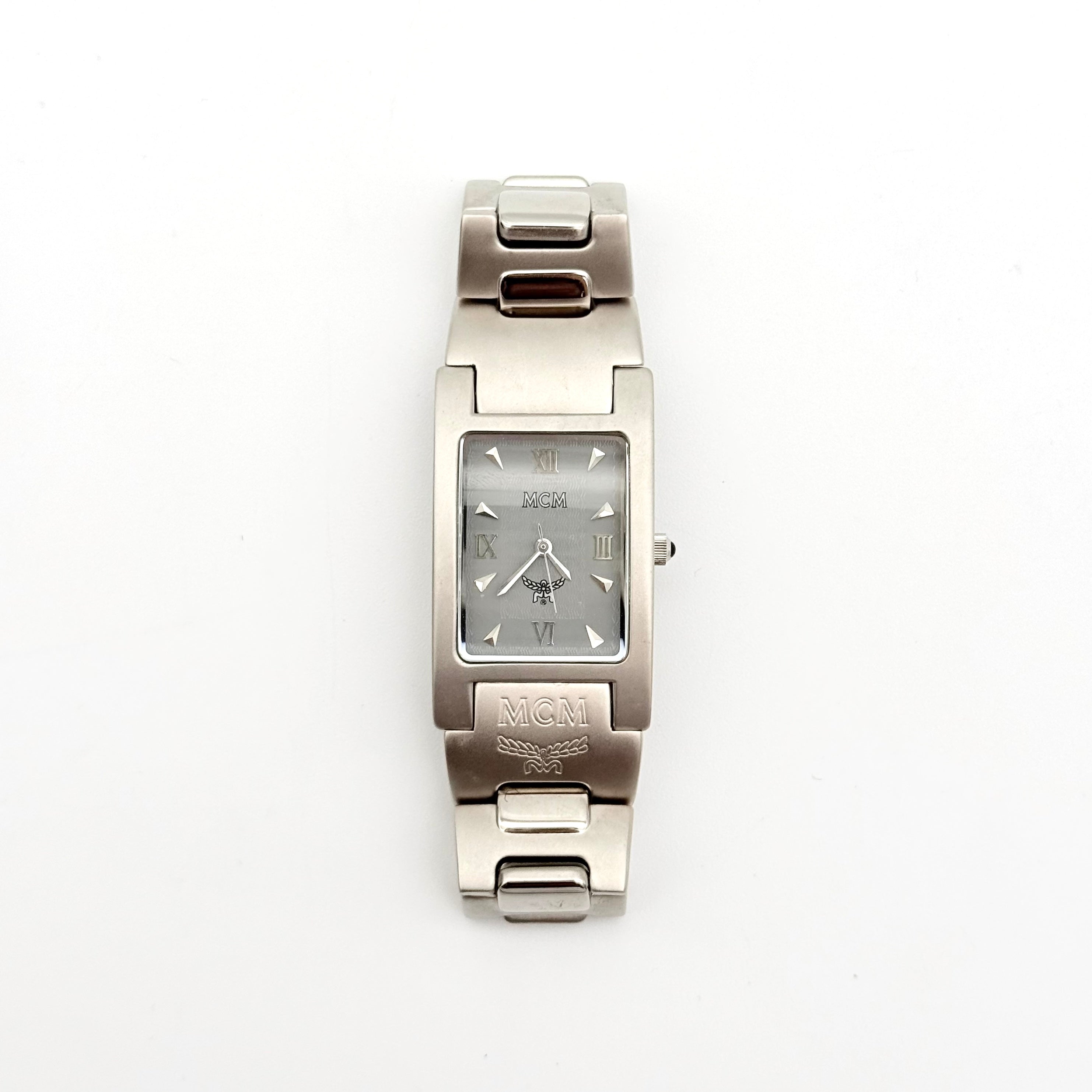 MCM AM.LINE 6991 Rectangular Watch Silver
