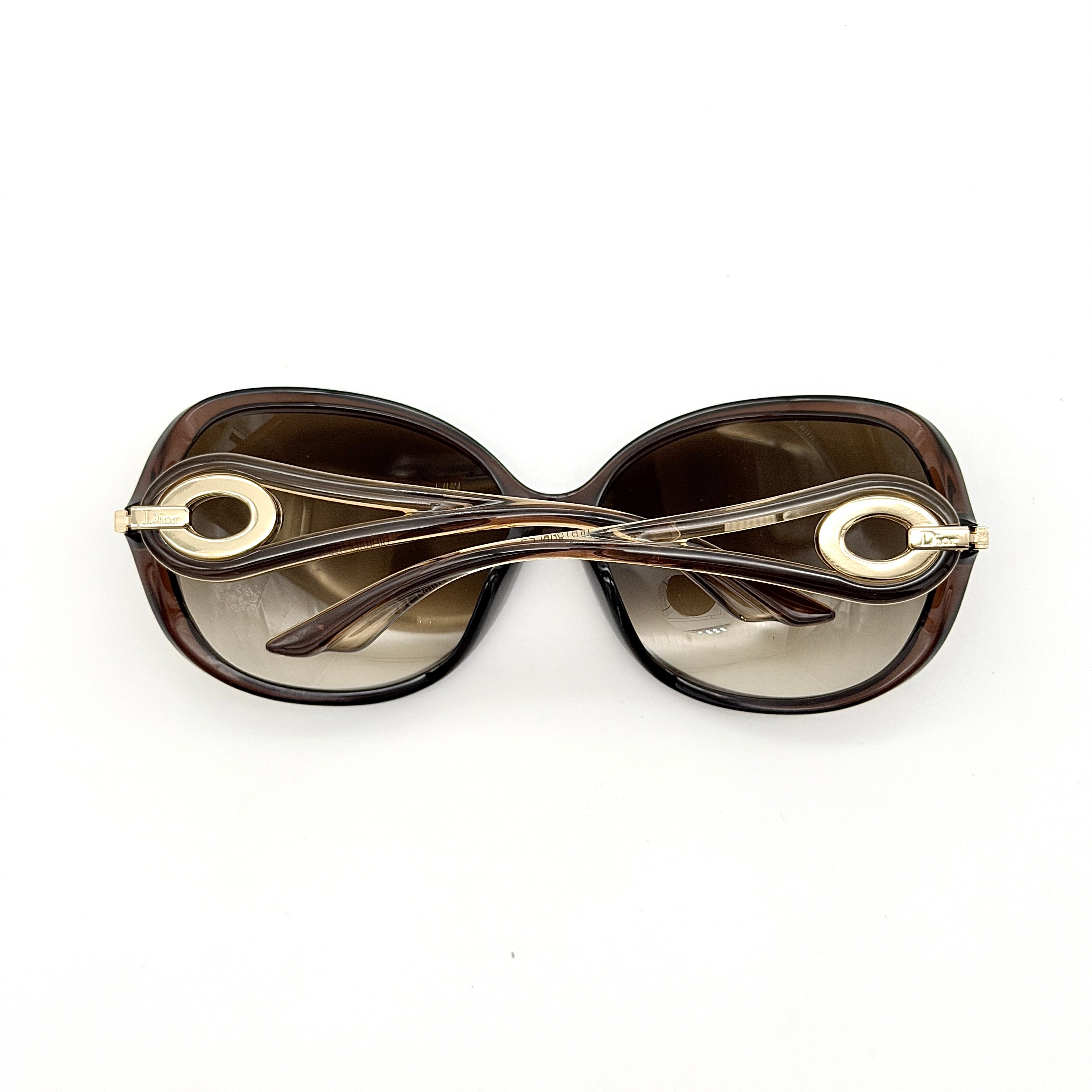Christian Dior Volute 2F Sunglasses Brown/Gold