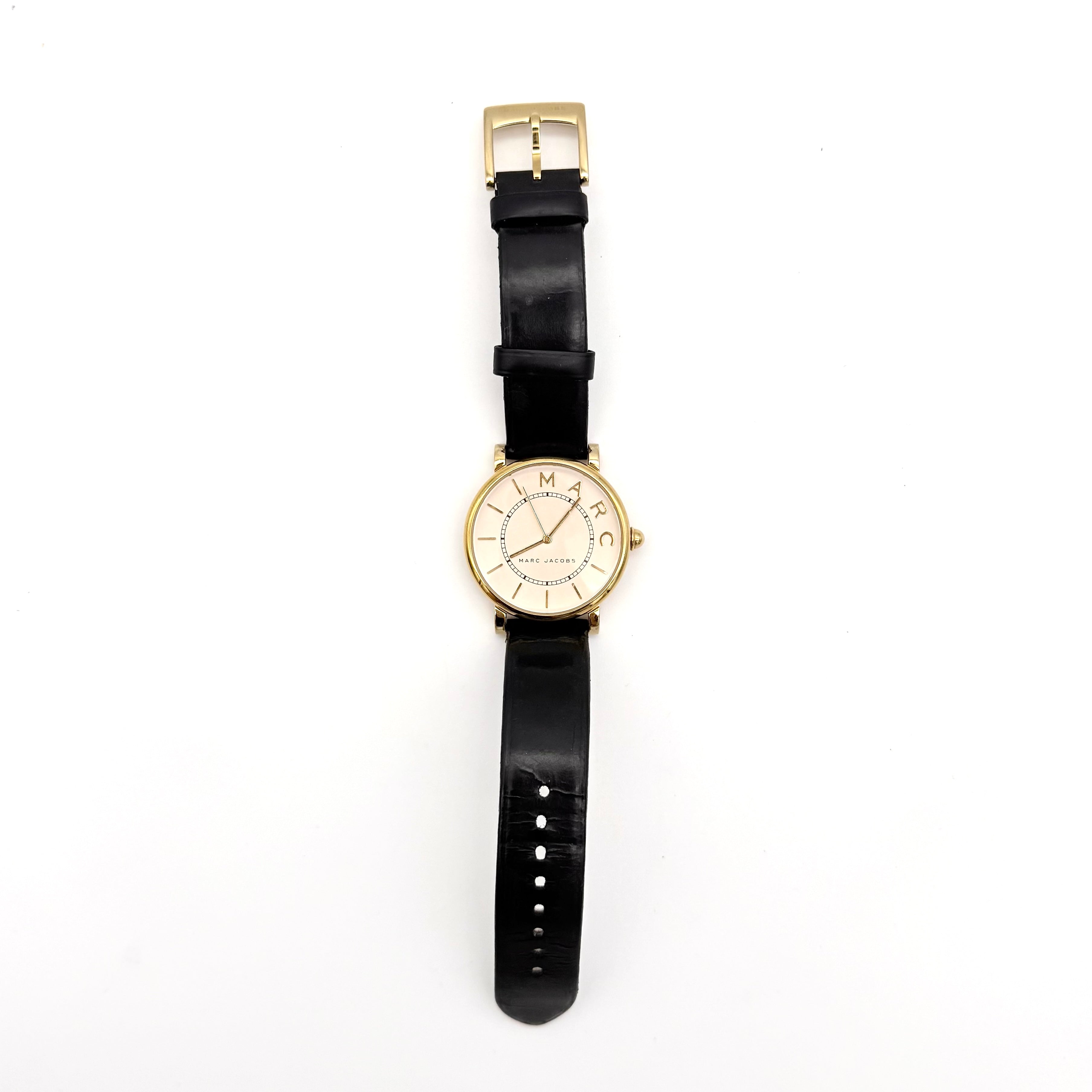 Marc Jacobs Roxy MJ1532 Gold Tone Watch Black