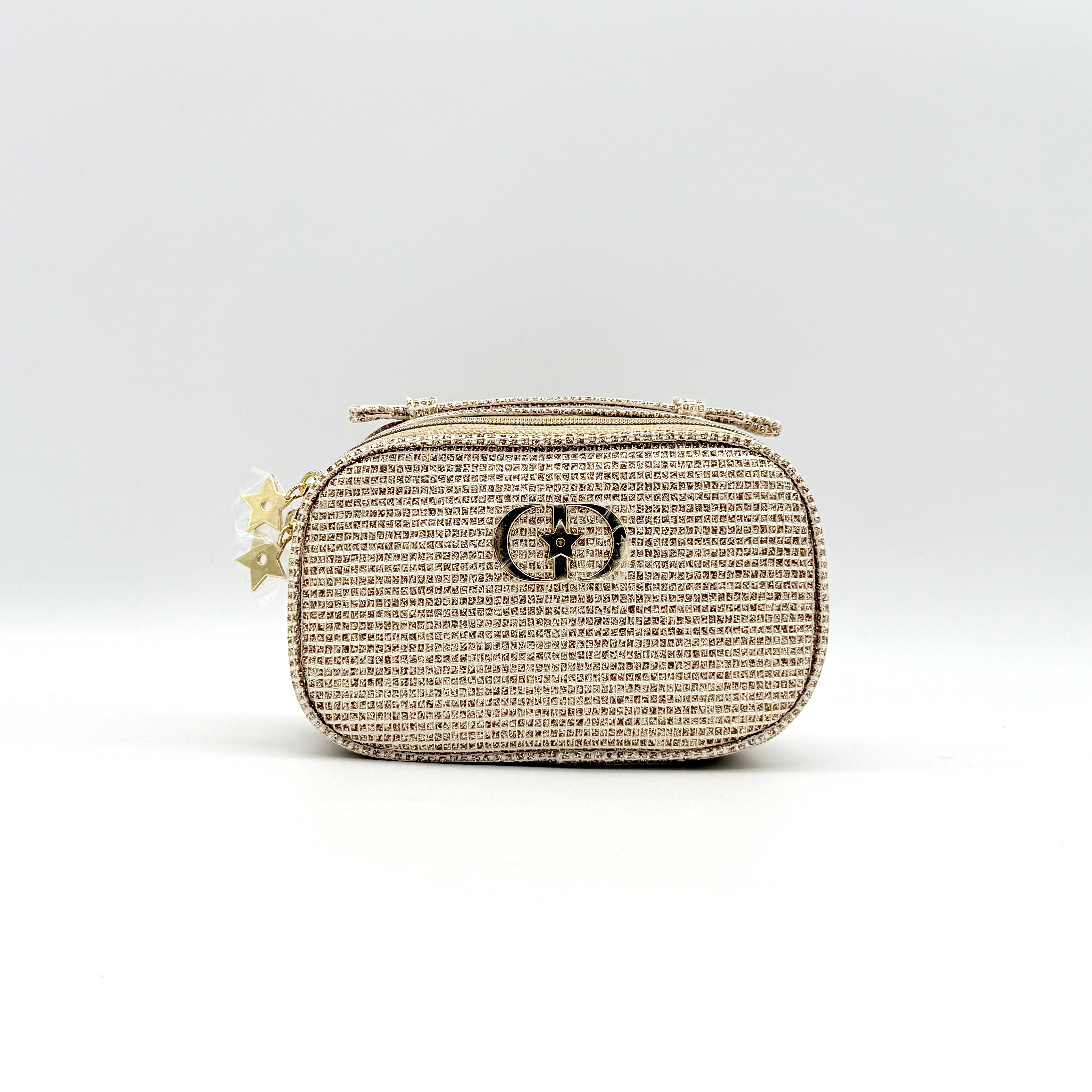 Dior CD Holiday Cosmetic Pouch Gold