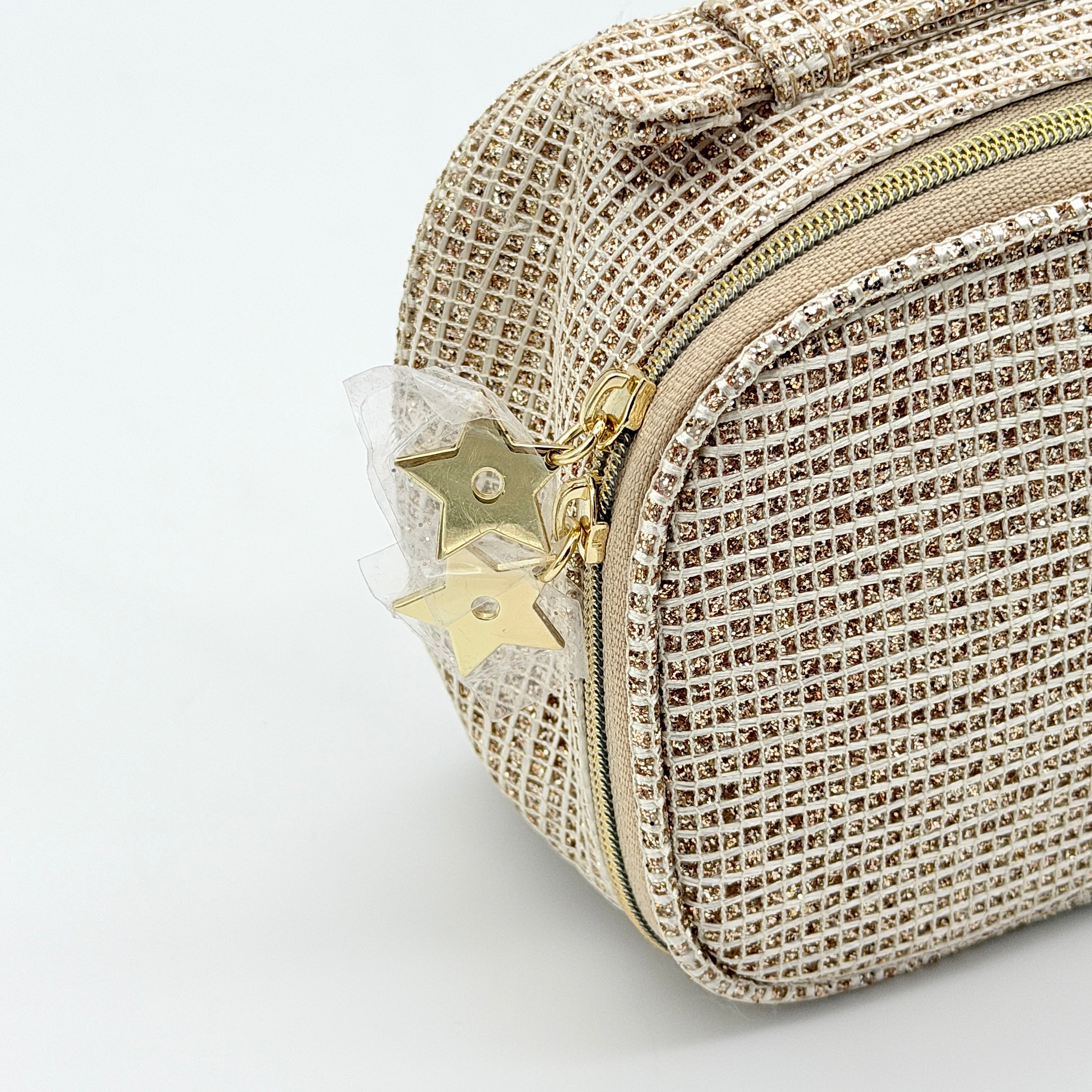 Dior CD Holiday Cosmetic Pouch Gold