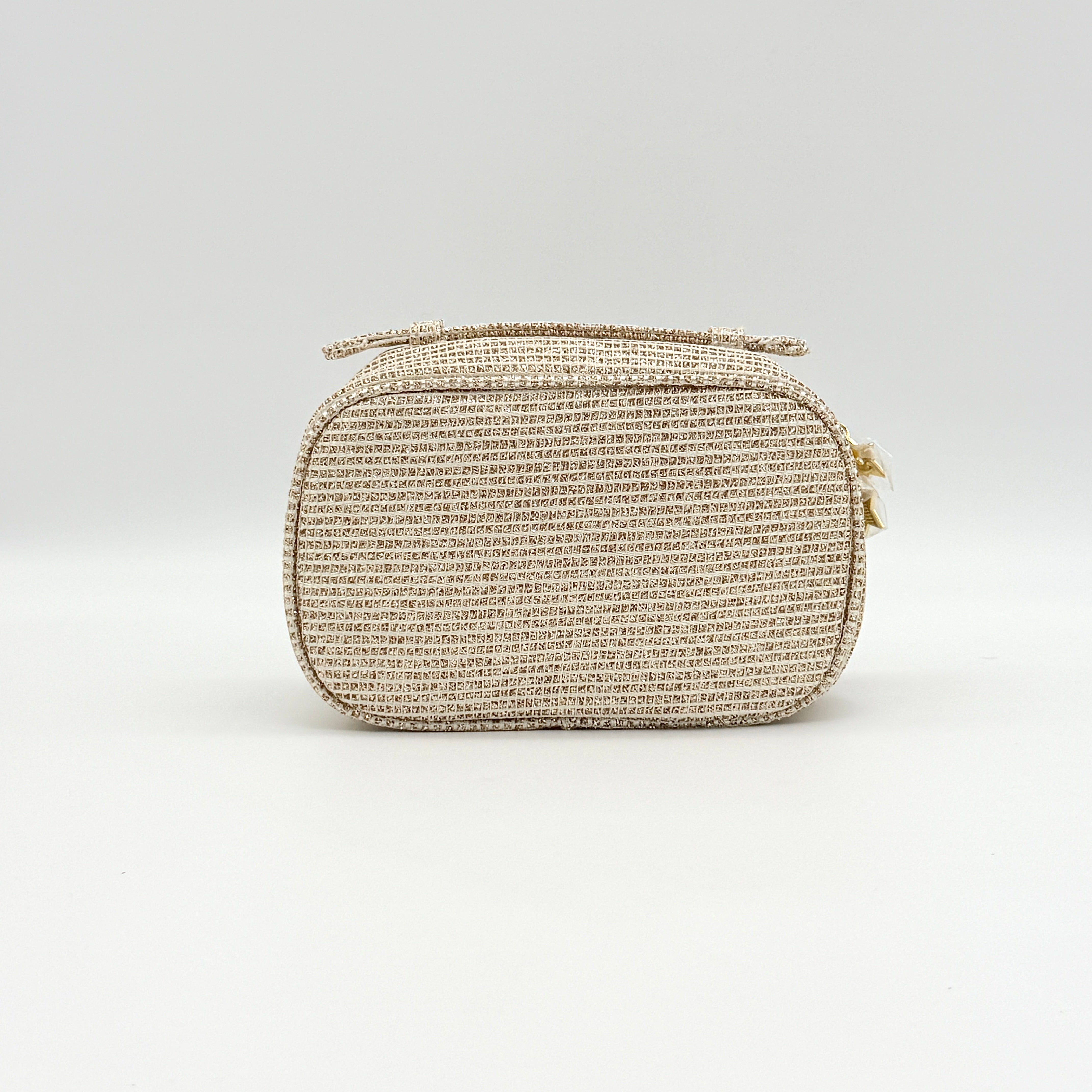 Dior CD Holiday Cosmetic Pouch Gold