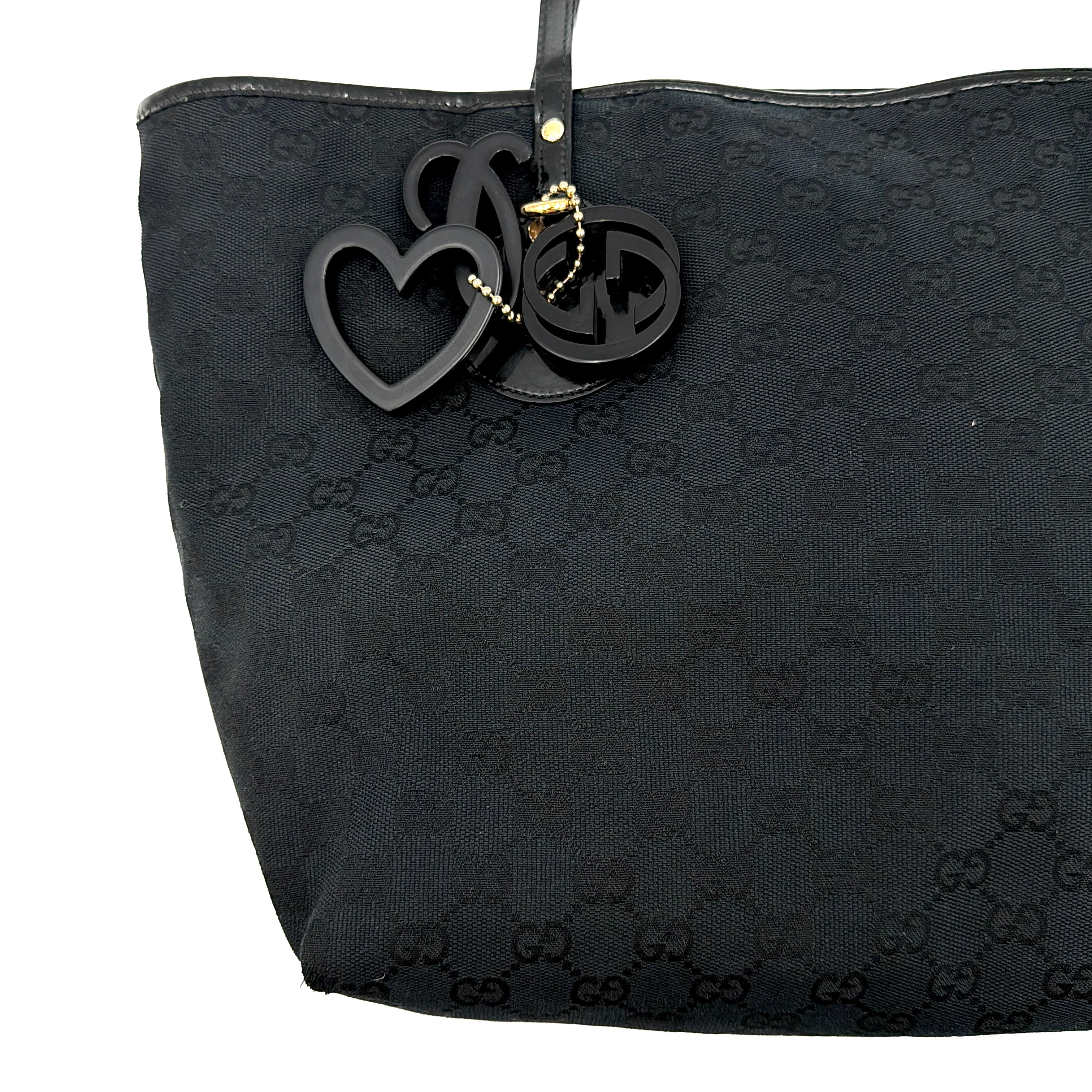 Gucci GG Monogram Jolie Shoulder Bag Black