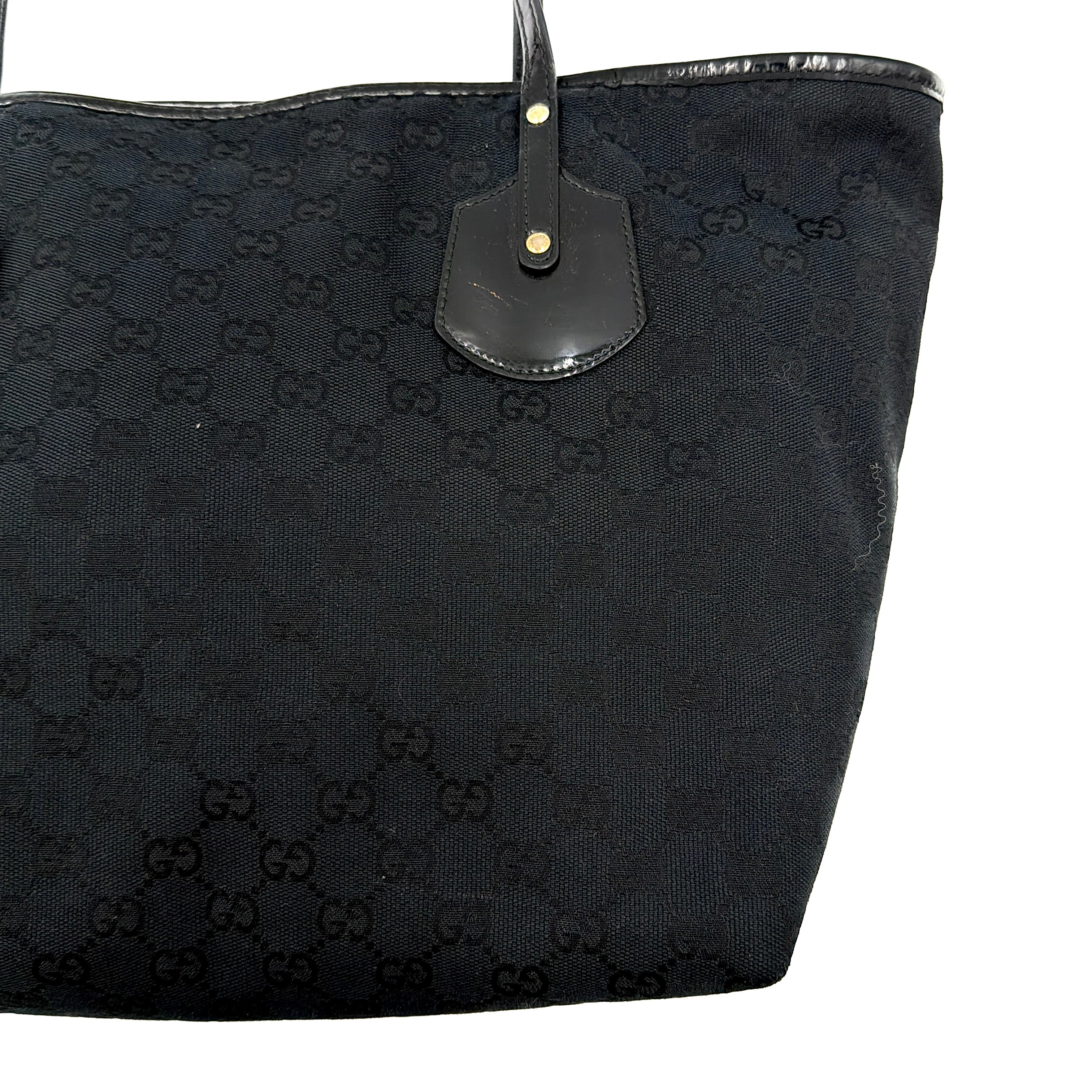 Gucci GG Monogram Jolie Shoulder Bag Black