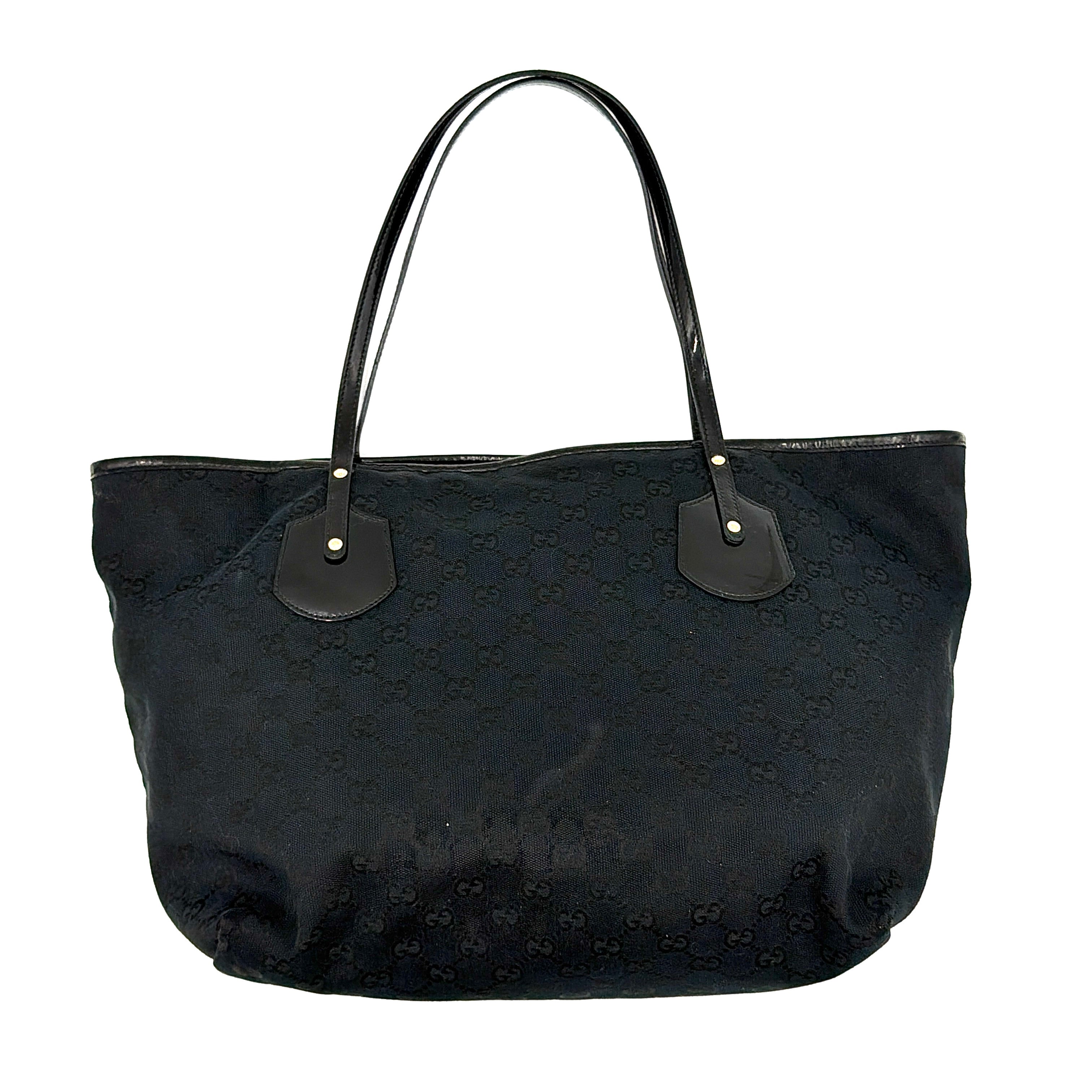 Gucci GG Monogram Jolie Shoulder Bag Black