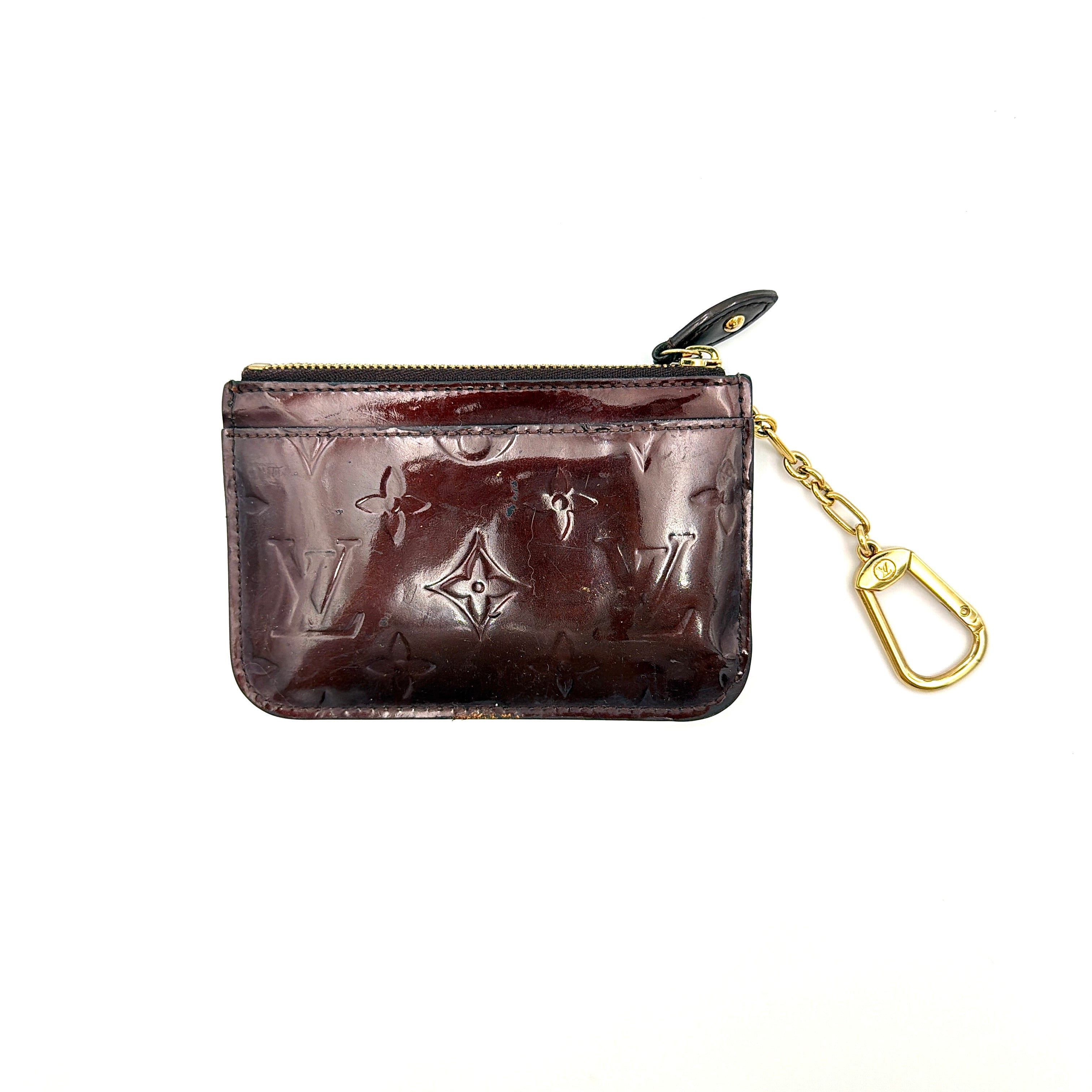 Louis Vuitton Vernis Pochette Coin Case Amethyst