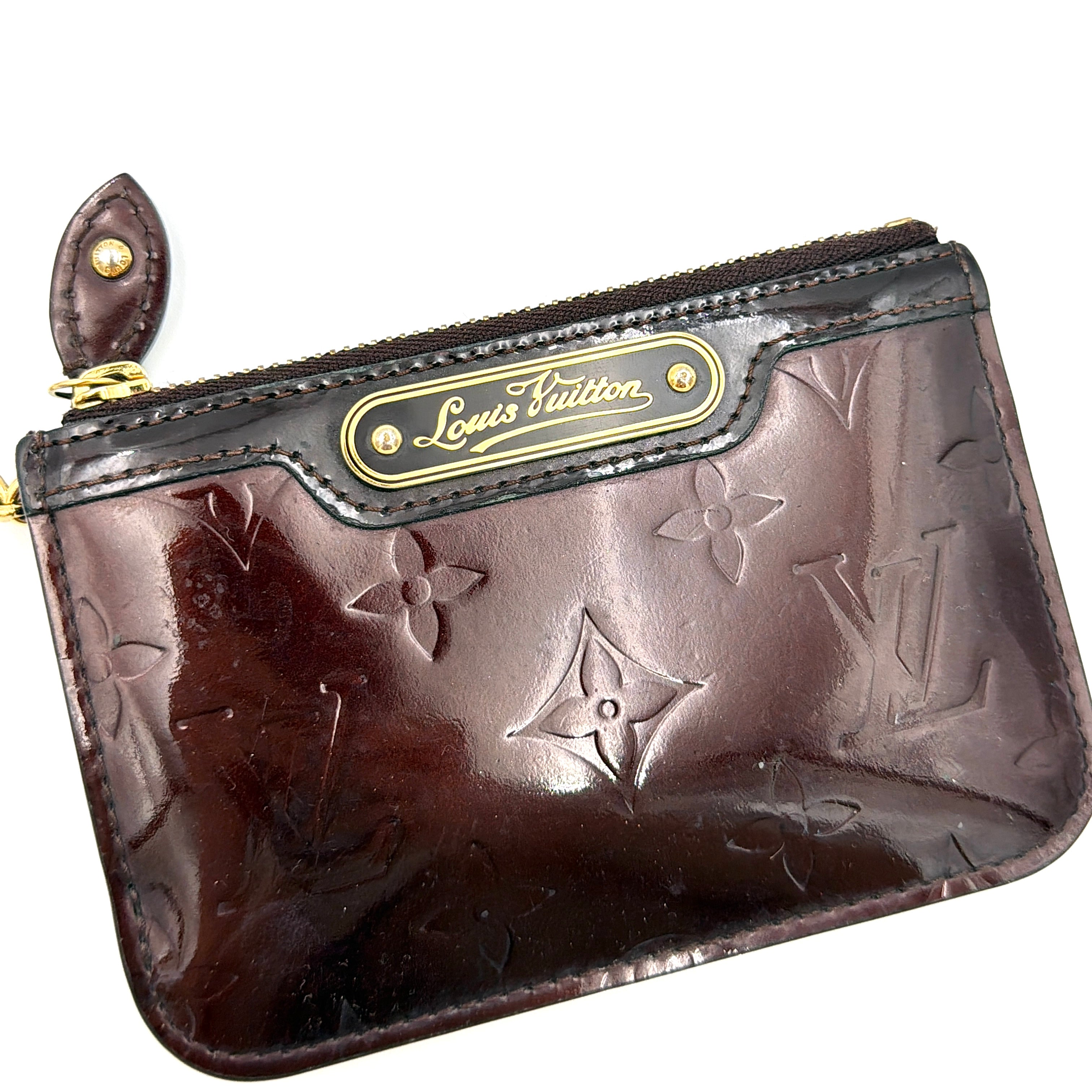 Louis Vuitton Vernis Pochette Coin Case Amethyst