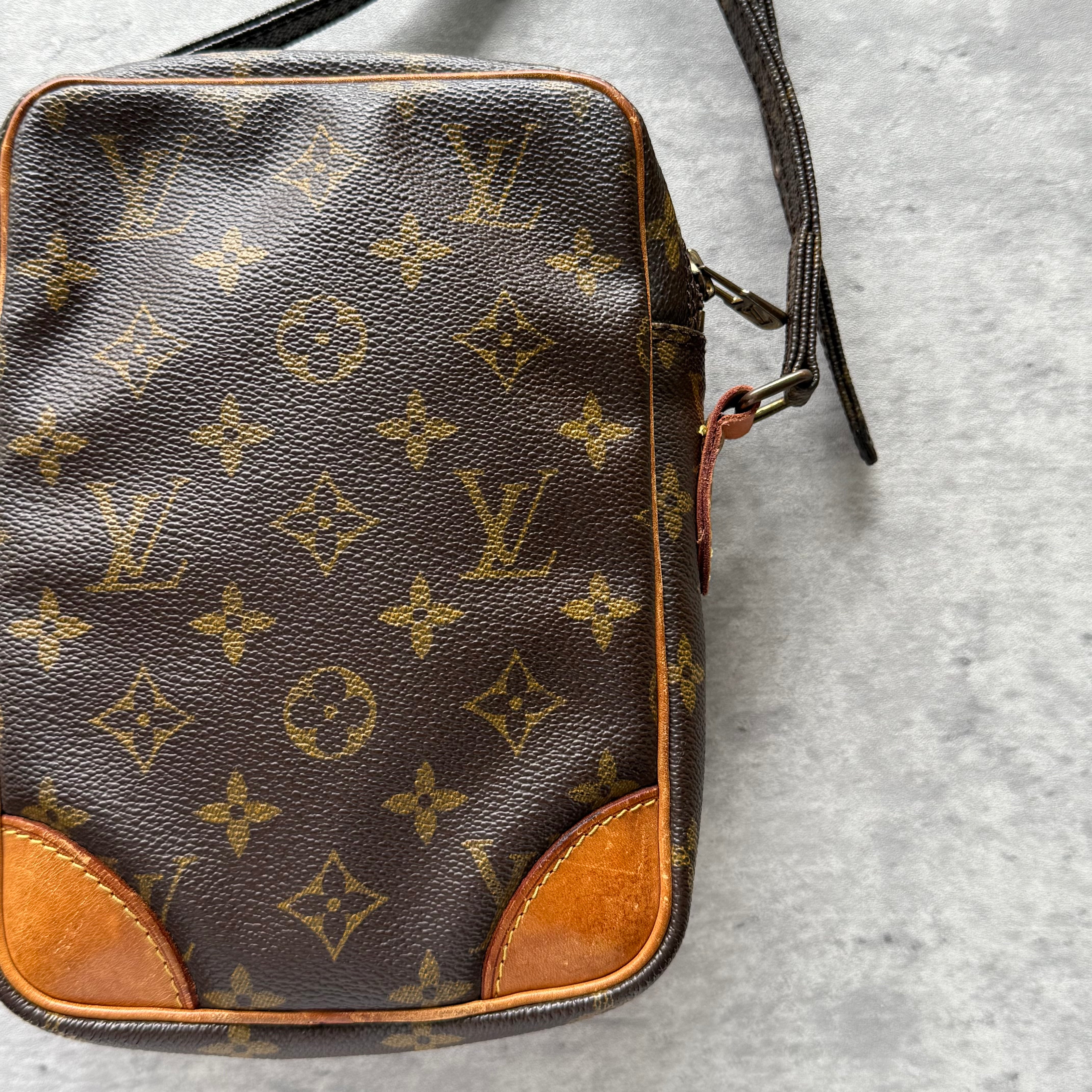 Louis Vuitton Monogram Danube Crossbody Bag Brown